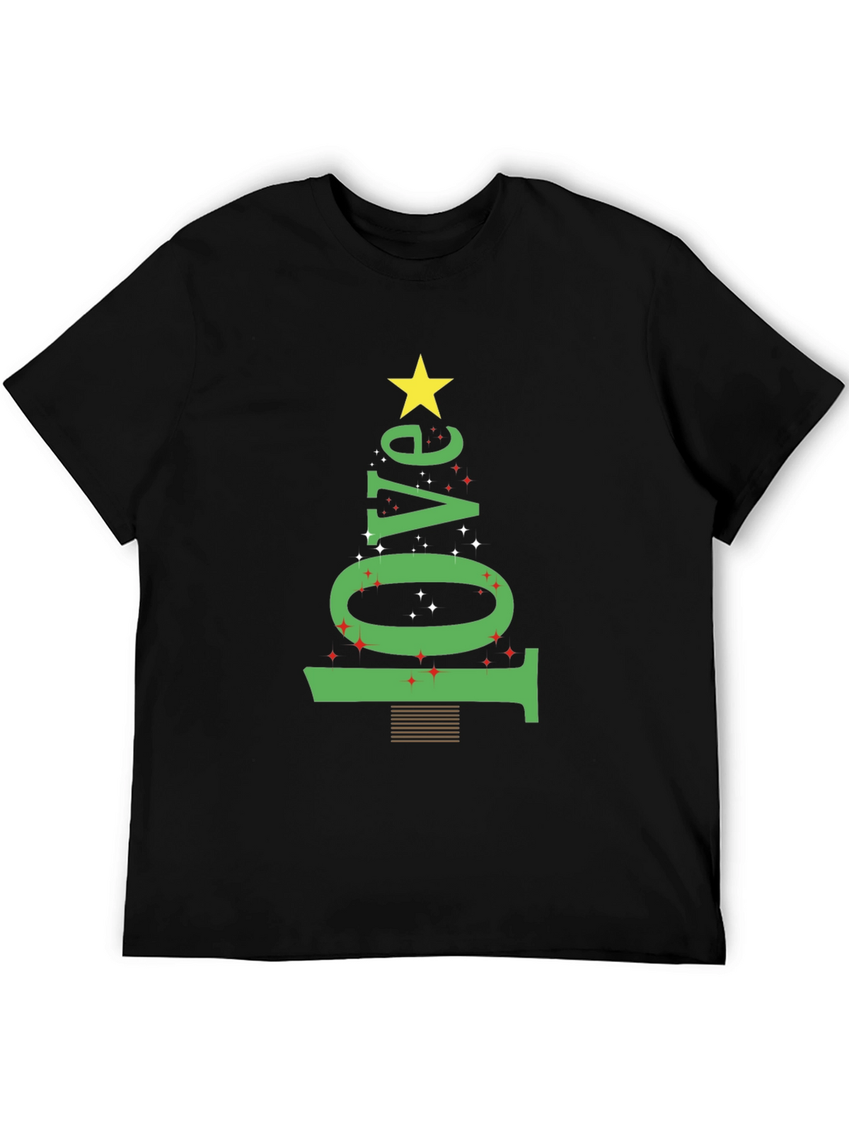 Festive Love Tree Graphic Tee - Holiday Edition