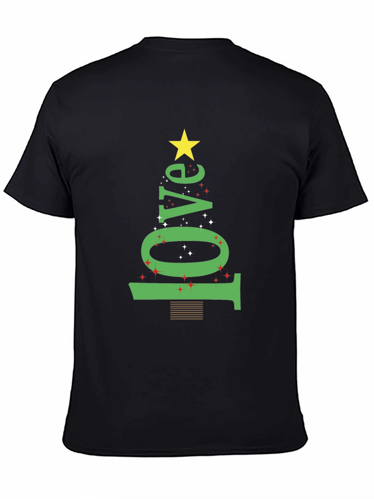 Festive Love Tree Graphic Tee - Holiday Edition