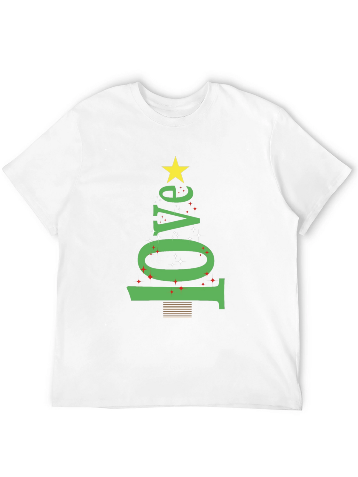 Festive Love Tree Graphic Tee - Holiday Edition