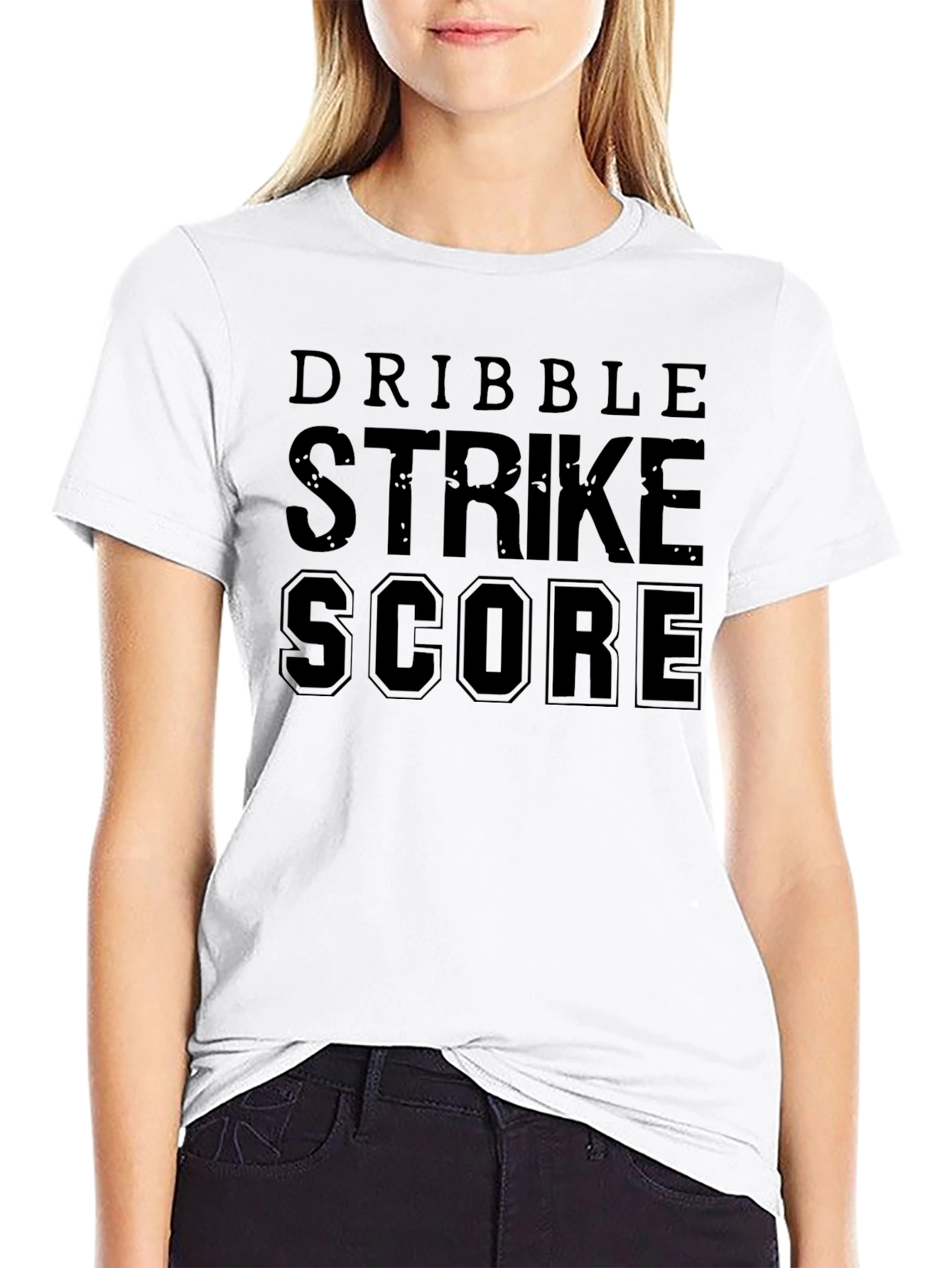 Dribble Strike Score Mens Graphic Tee