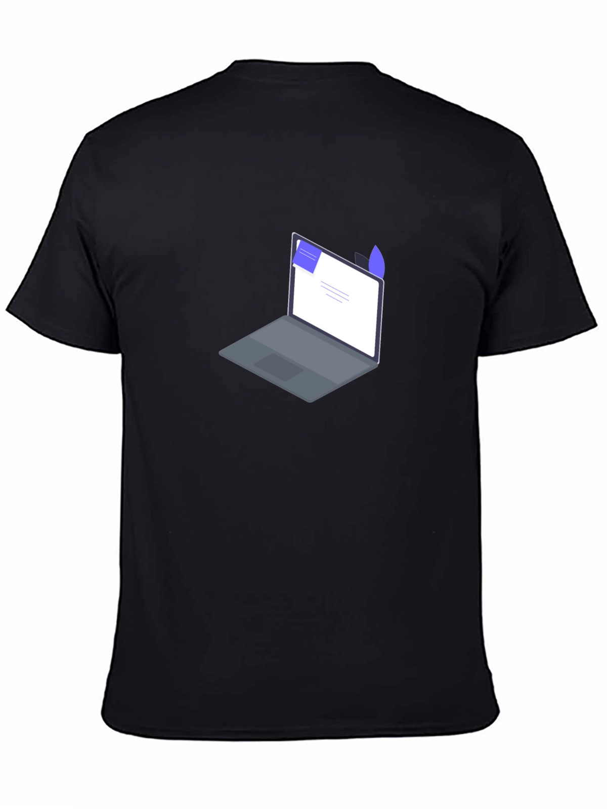 Laptop Graphic T-Shirt - Modern Style