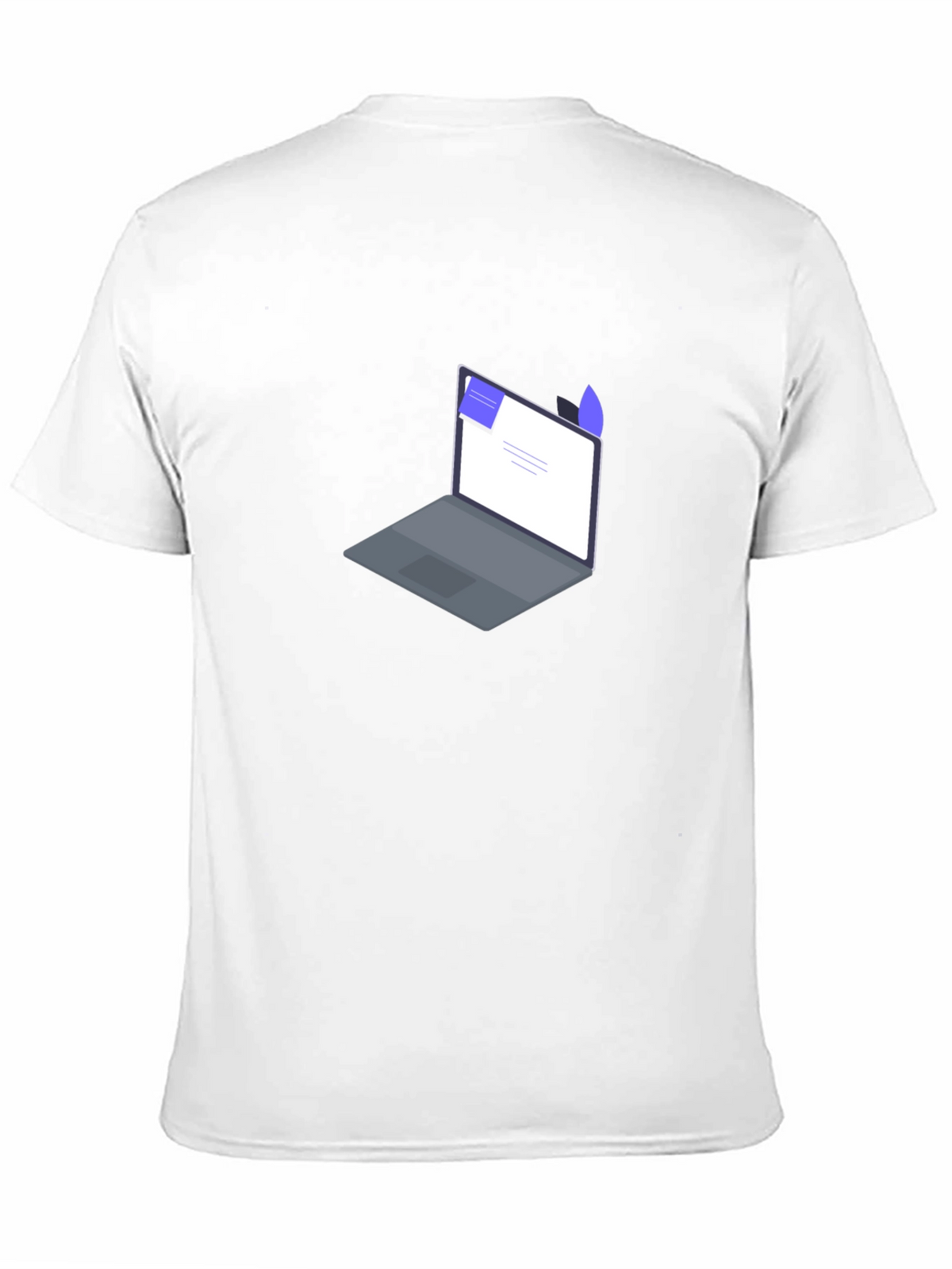Laptop Graphic T-Shirt - Modern Style