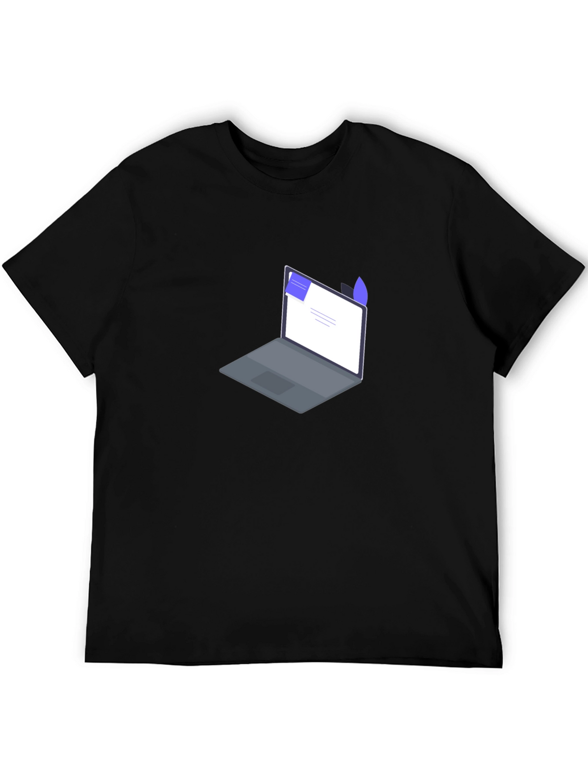 Laptop Graphic T-Shirt - Modern Style