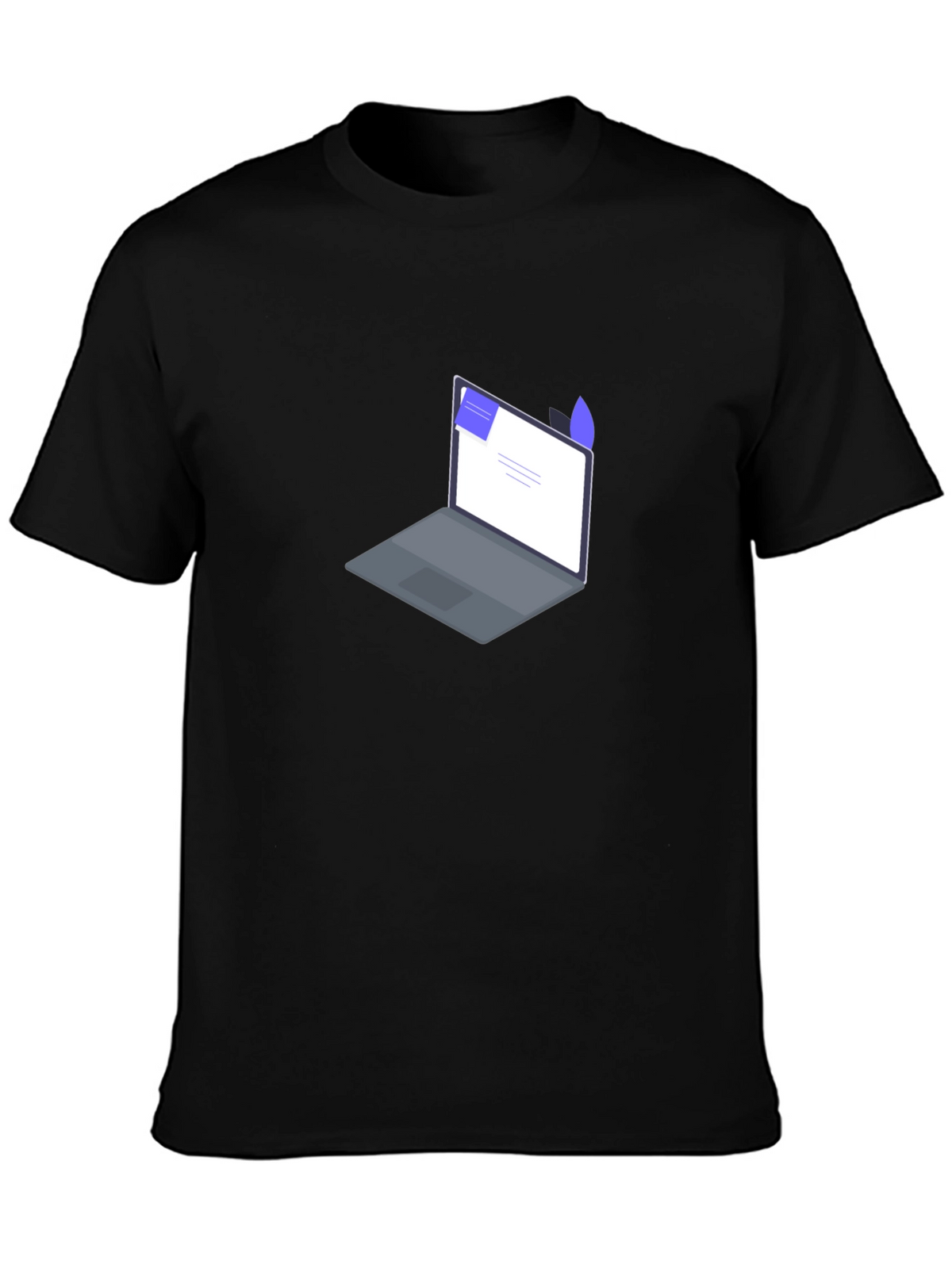 Laptop Graphic T-Shirt - Modern Style