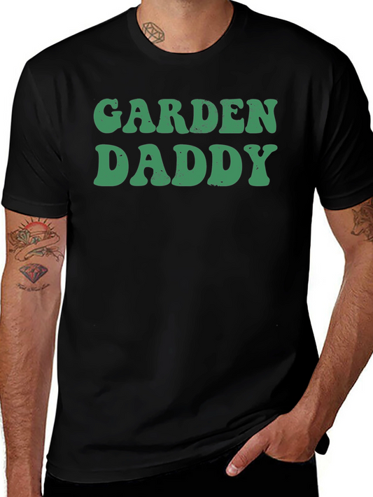 Garden Daddy Graphic T-Shirt - Black Casual Tee