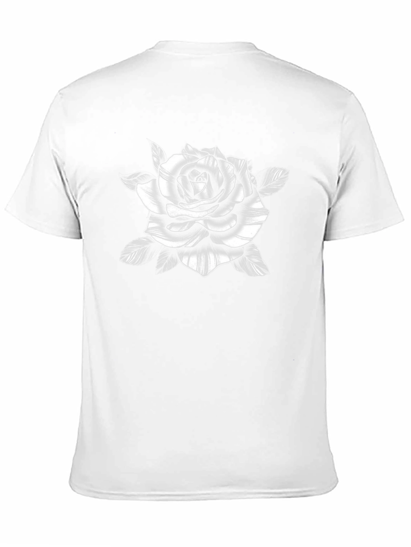 Black Rose Graphic Tee - Stylish Mens T-Shirt