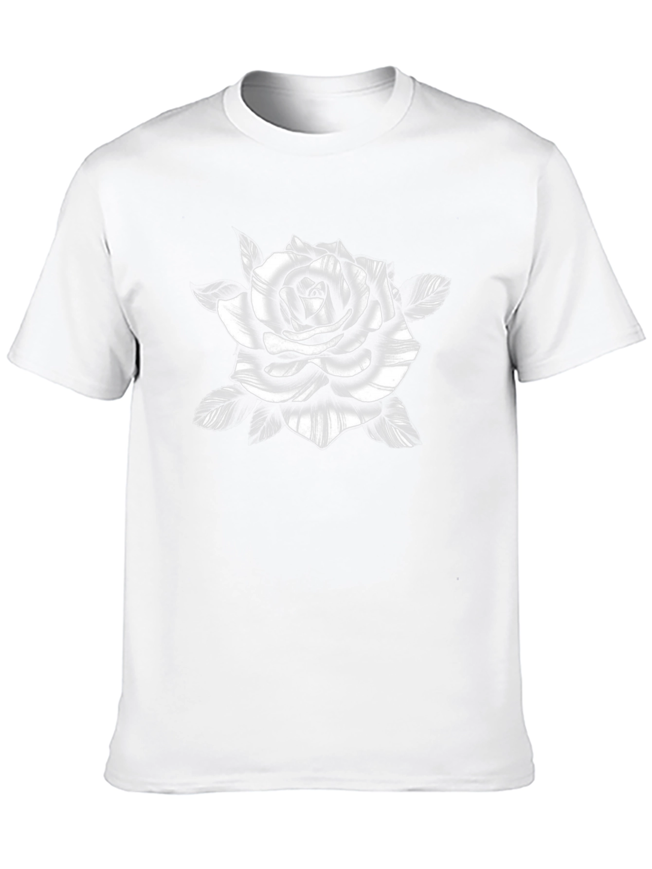 Black Rose Graphic Tee - Stylish Mens T-Shirt