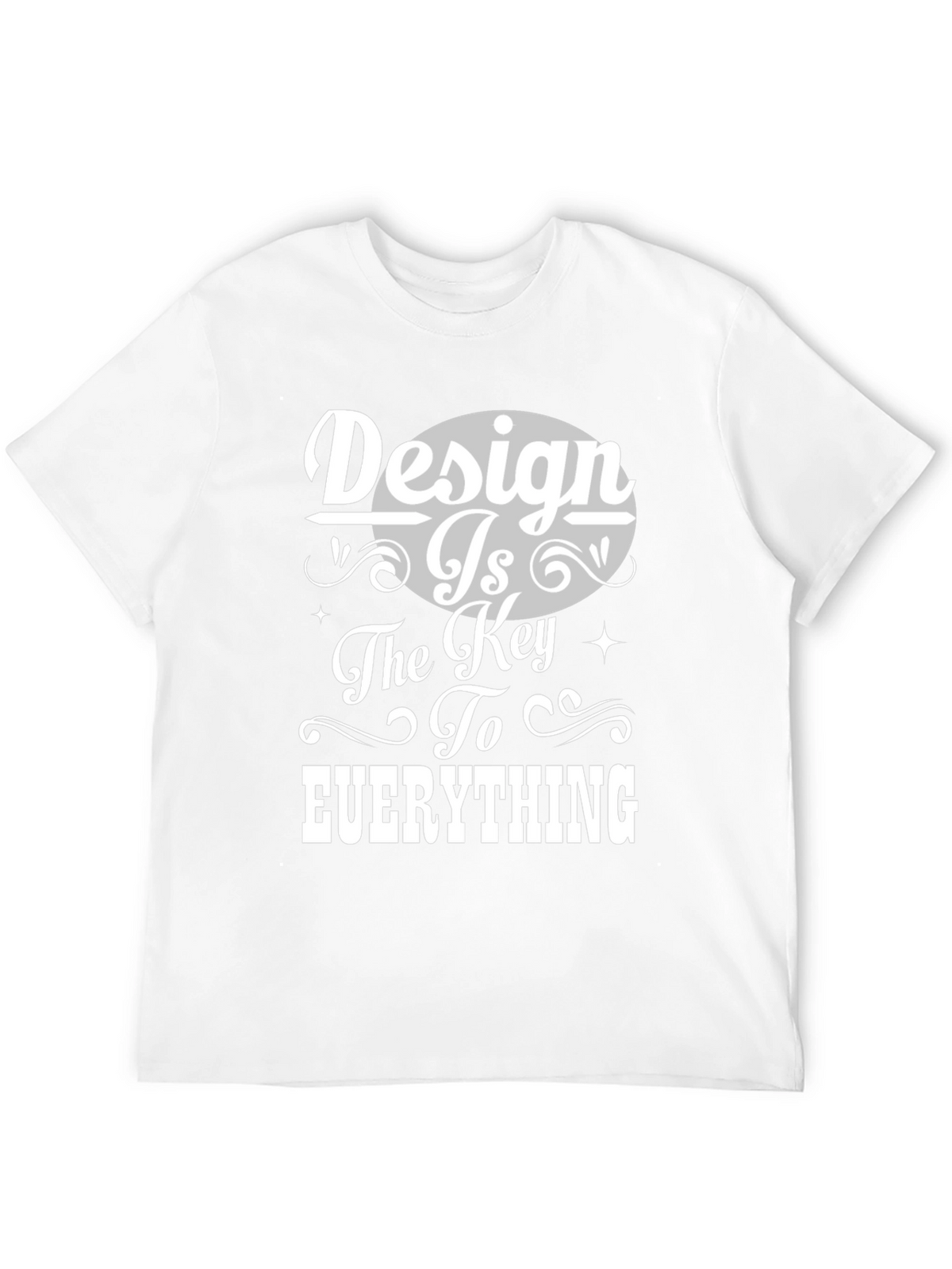 Design is Key Graphic Tee - Unisex Black T-Shirt