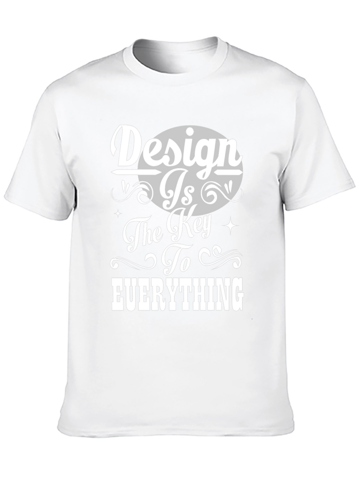 Design is Key Graphic Tee - Unisex Black T-Shirt