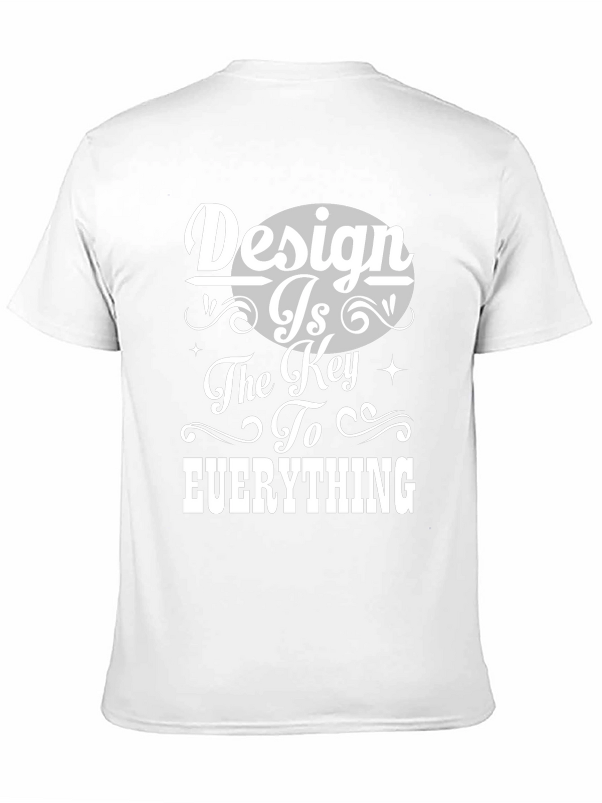 Design is Key Graphic Tee - Unisex Black T-Shirt