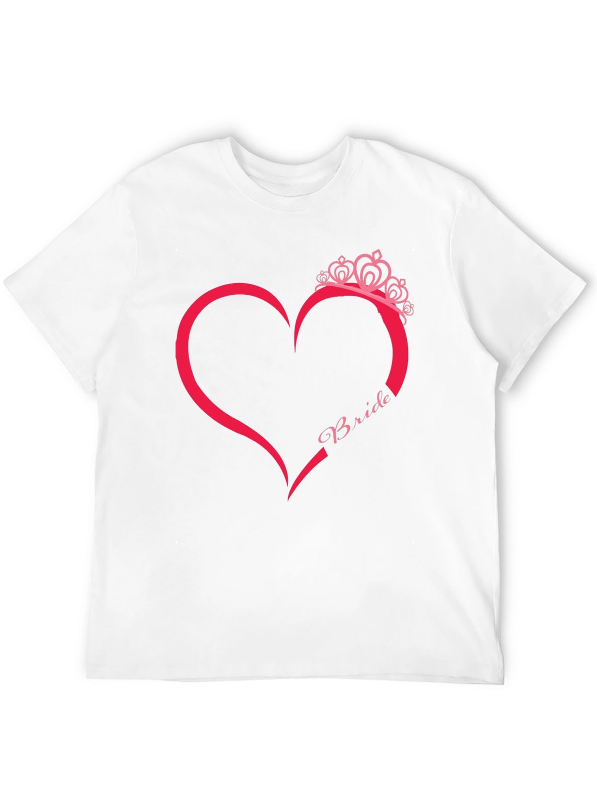 Bride Heart Graphic T-Shirt - Black