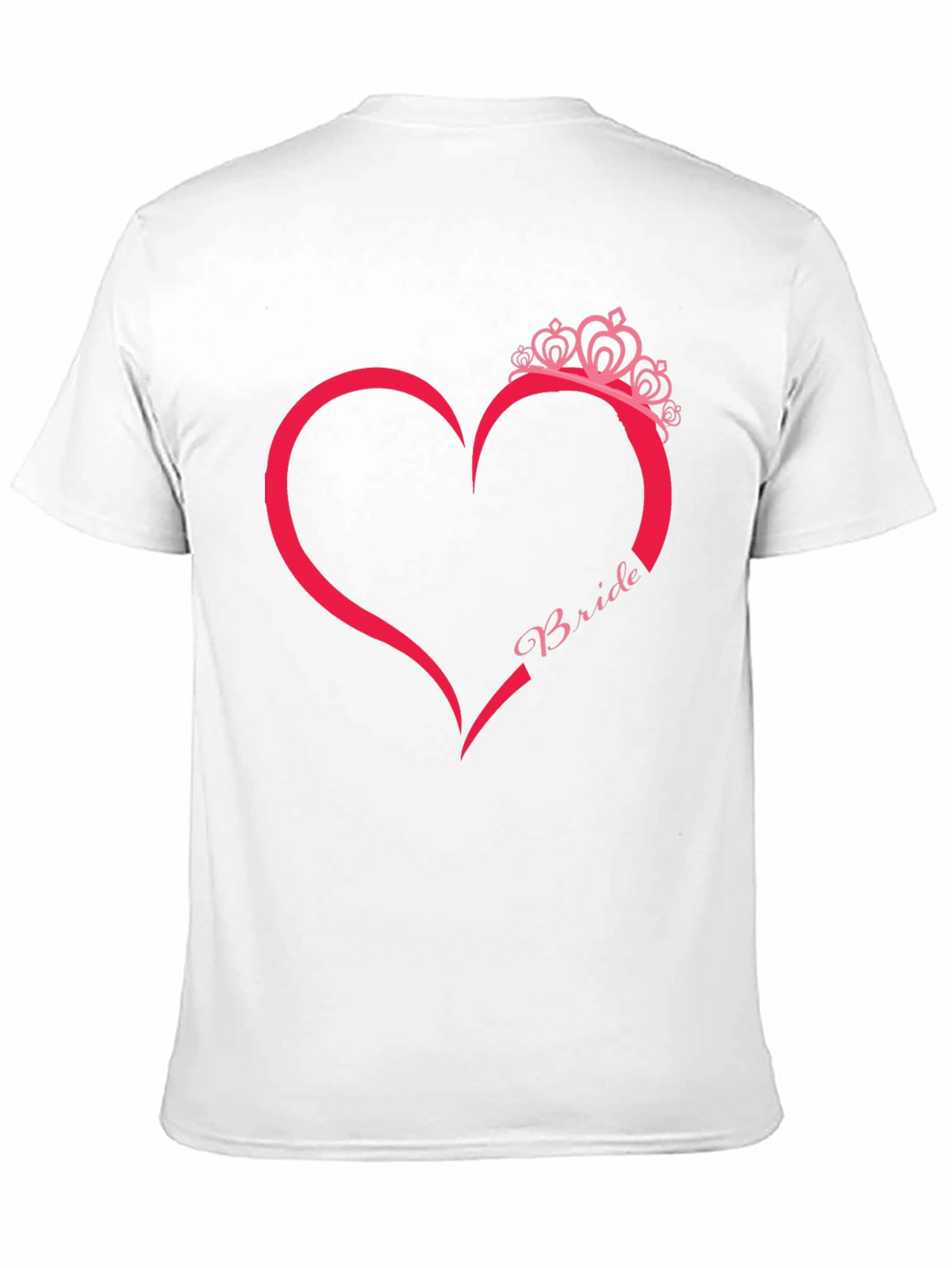Bride Heart Graphic T-Shirt - Black
