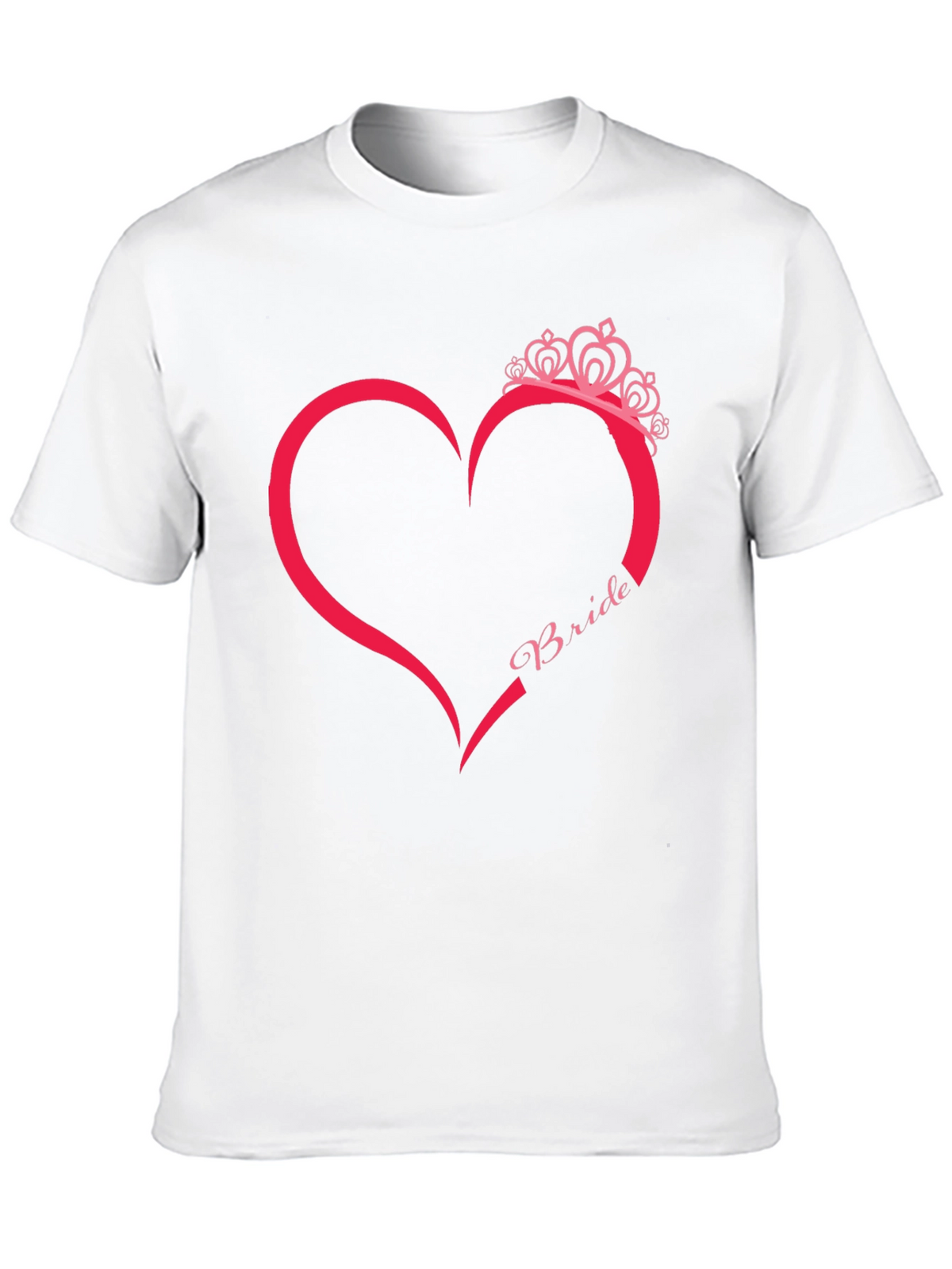 Bride Heart Graphic T-Shirt - Black