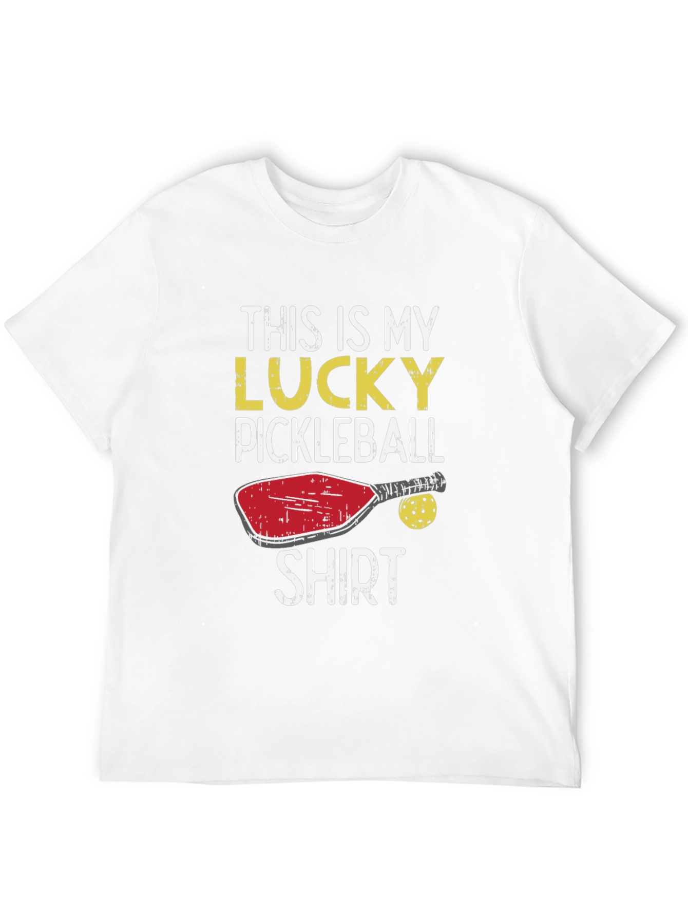 Lucky Pickleball Shirt - Black Graphic Tee