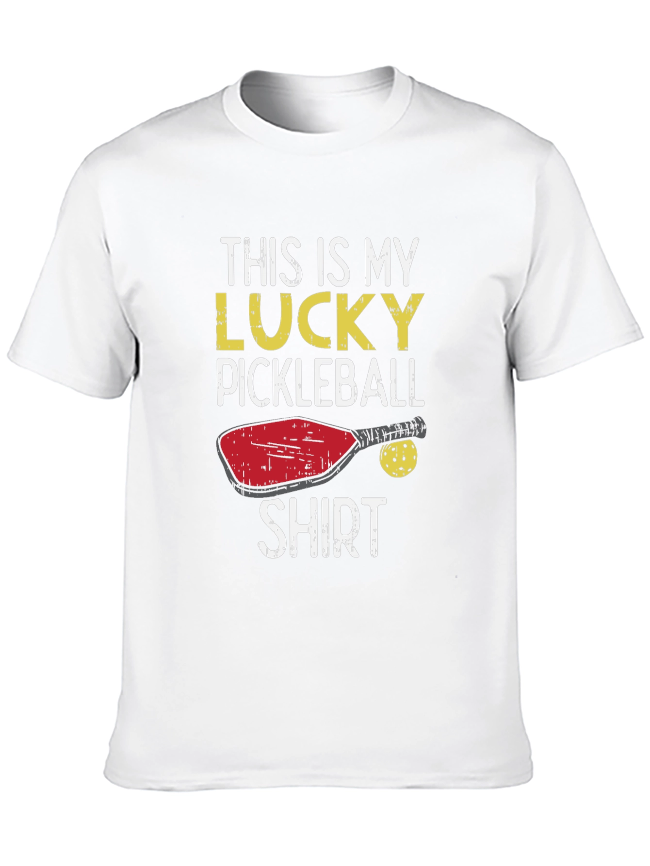 Lucky Pickleball Shirt - Black Graphic Tee