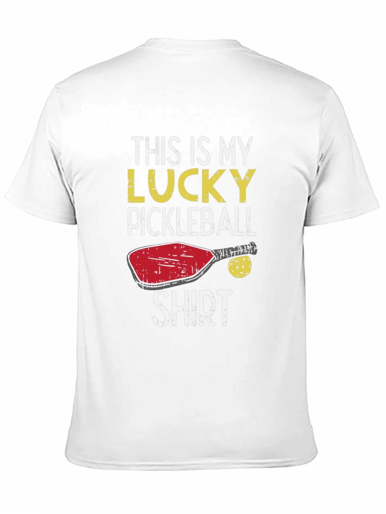 Lucky Pickleball Shirt - Black Graphic Tee