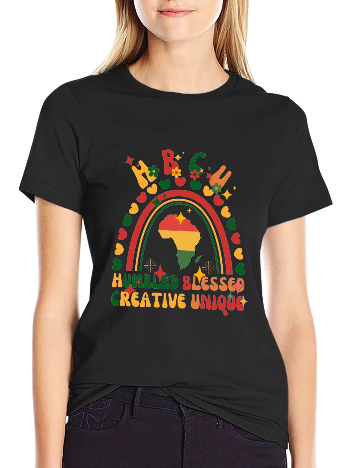 Humbled Blessed Creative Unique Black Pride T-Shirt