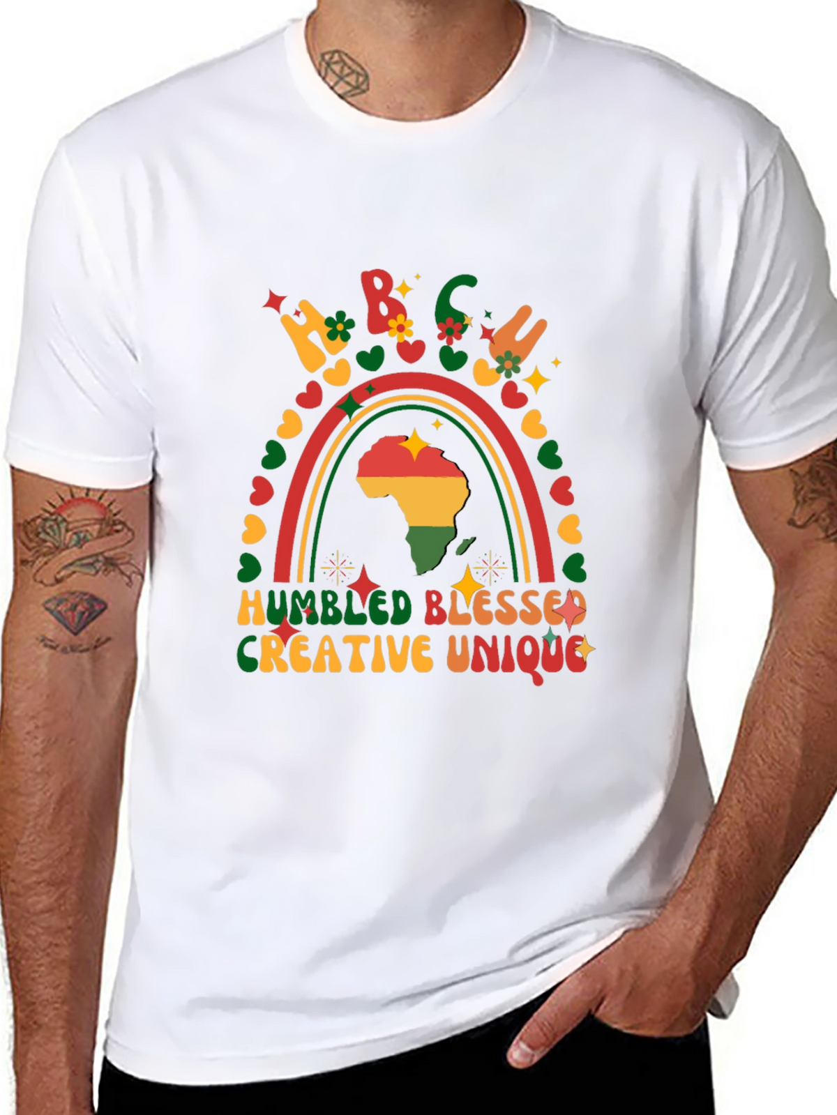 Humbled Blessed Creative Unique Black Pride T-Shirt