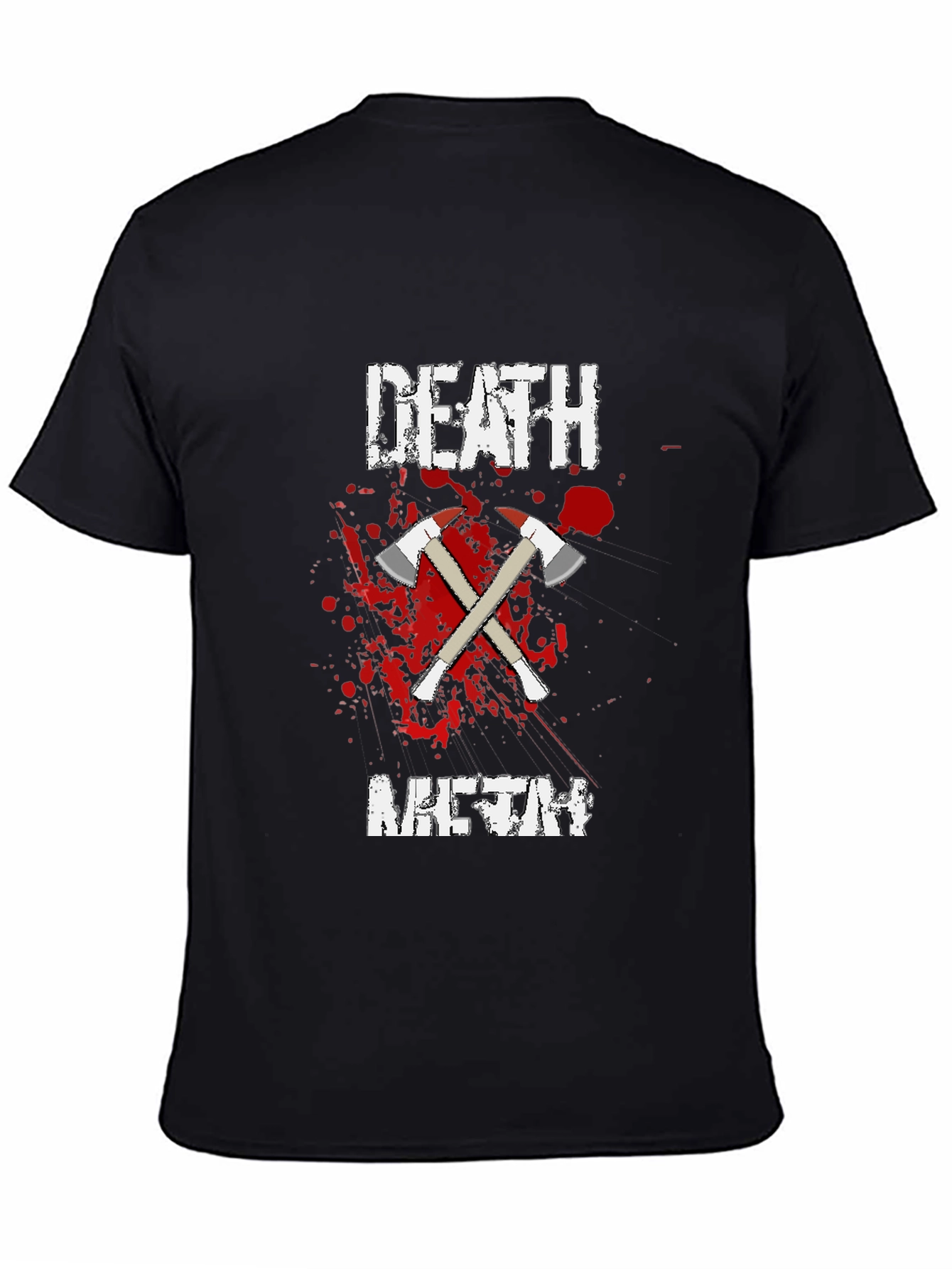 Death Meth T-Shirt - Crossed Axes Design