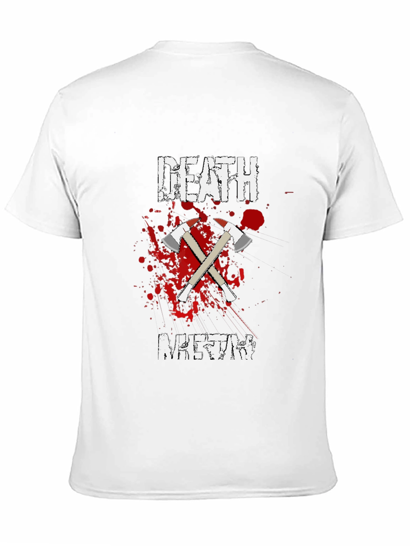 Death Meth T-Shirt - Crossed Axes Design