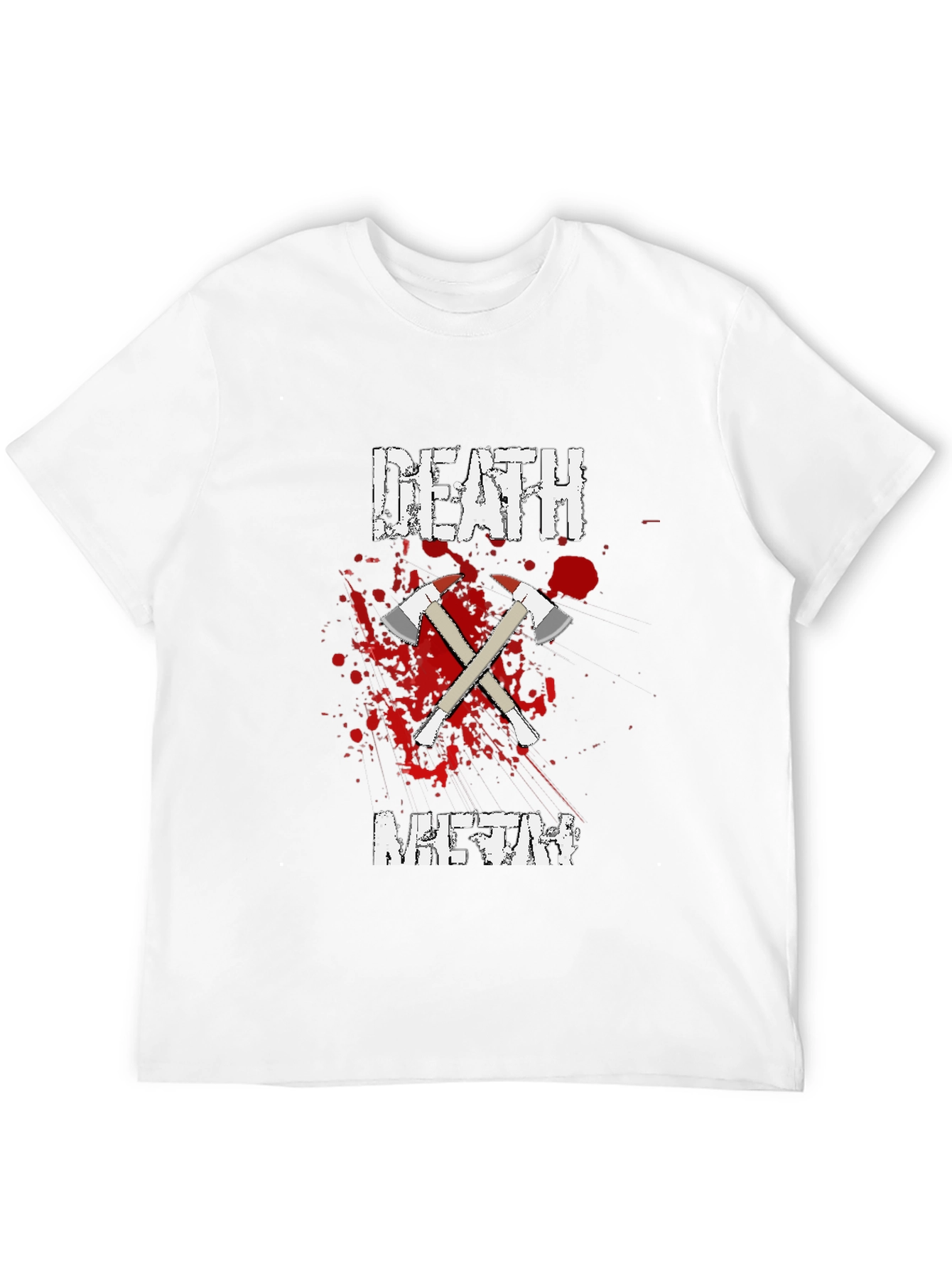 Death Meth T-Shirt - Crossed Axes Design