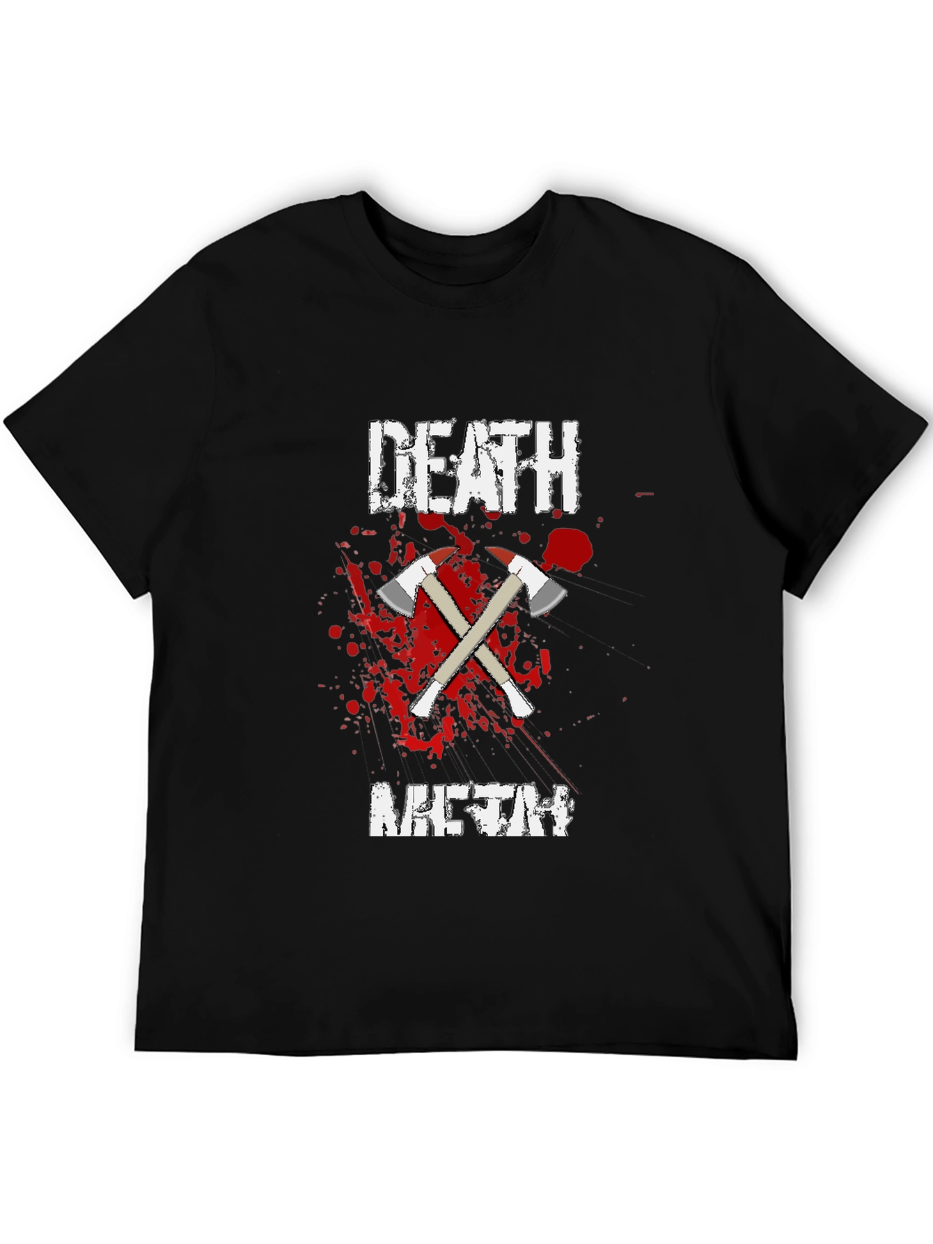 Death Meth T-Shirt - Crossed Axes Design