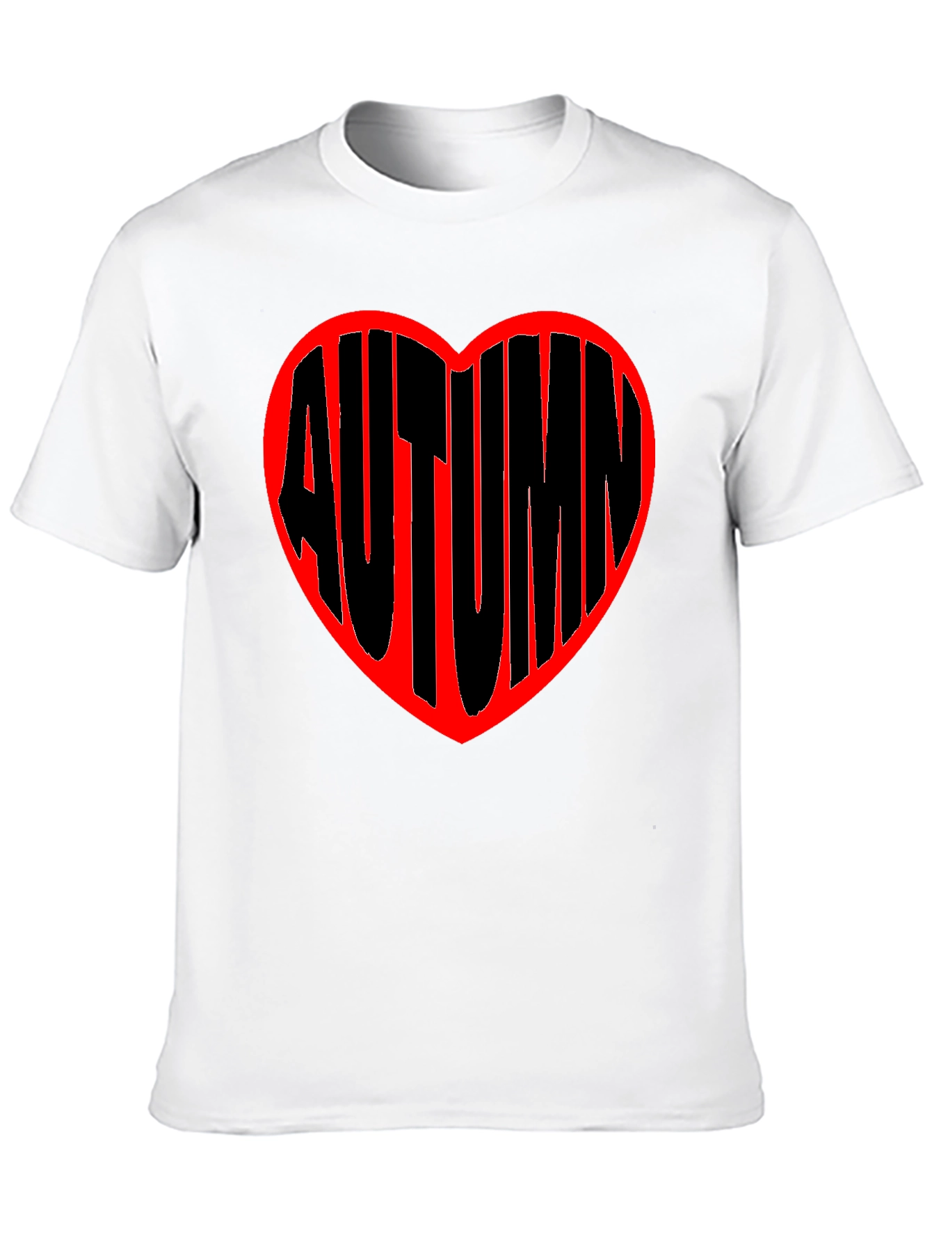 Autumn Heart Graphic Tee - Stylish Fall Fashion