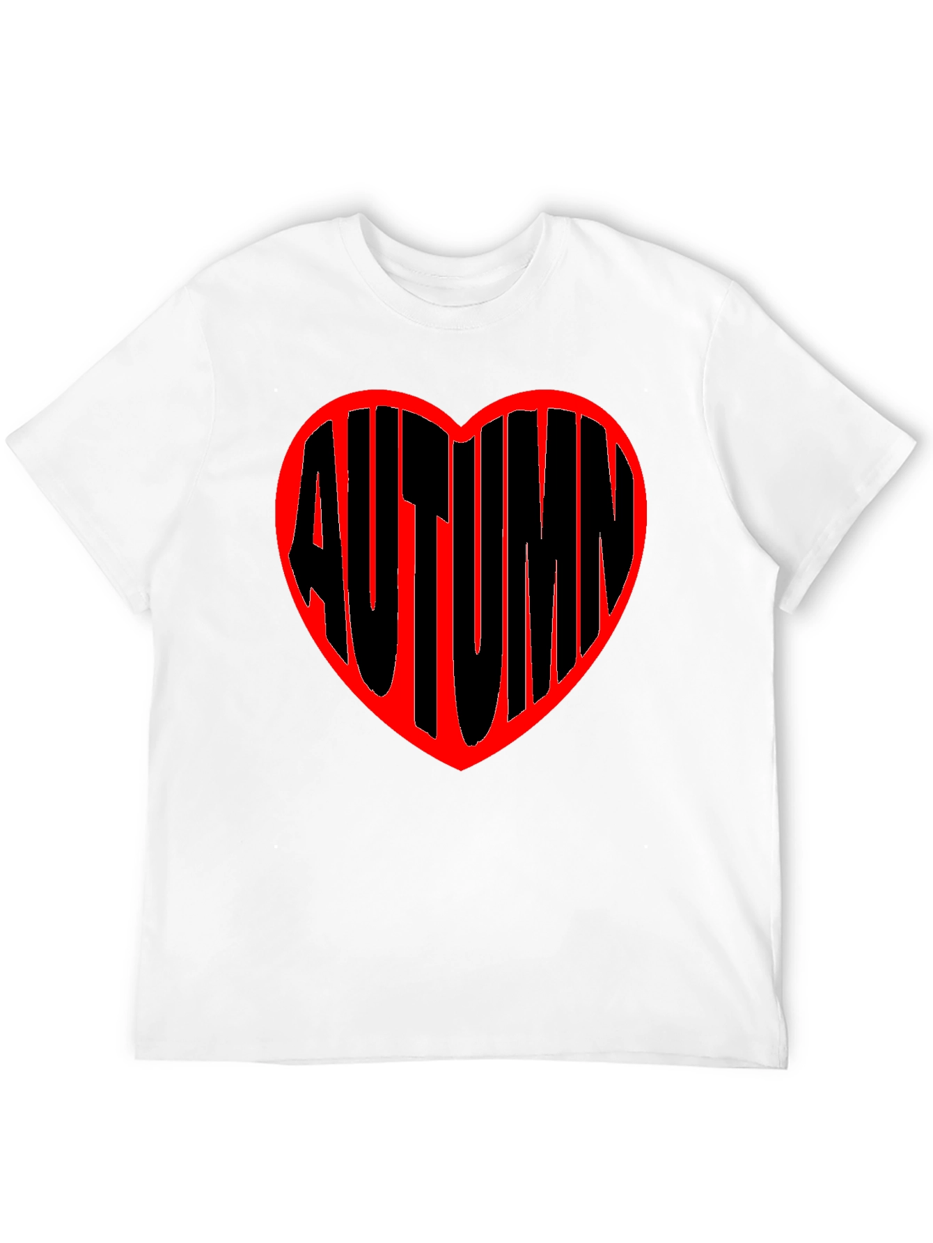Autumn Heart Graphic Tee - Stylish Fall Fashion