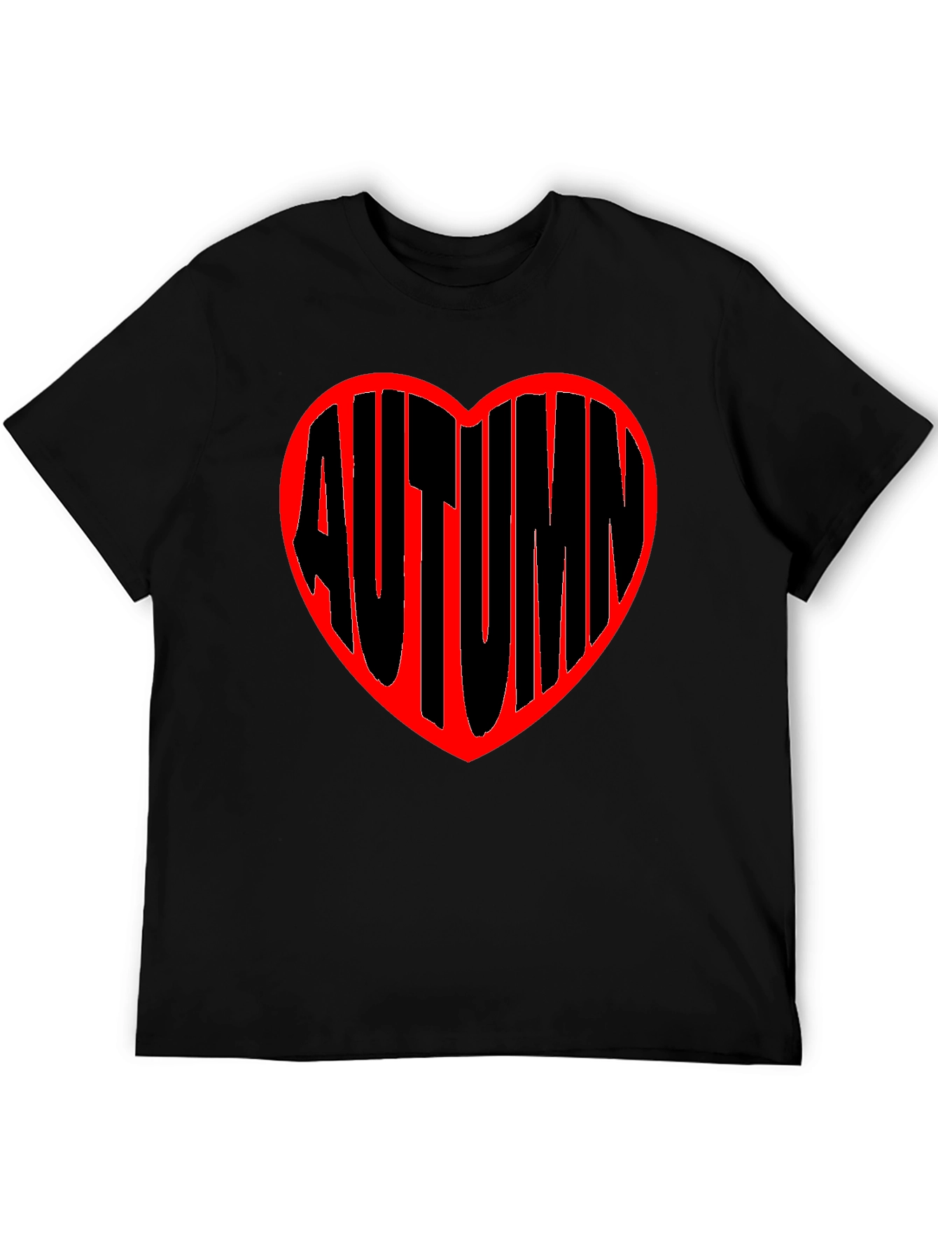 Autumn Heart Graphic Tee - Stylish Fall Fashion