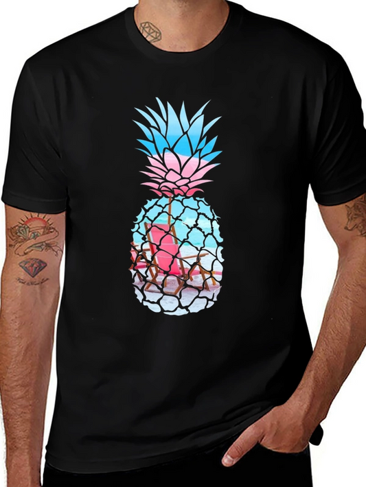 Tropical Pineapple Graphic Tee - Summer Vibes!