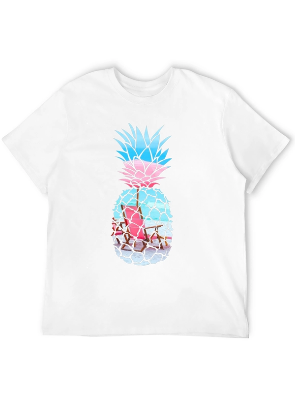 Tropical Pineapple Graphic Tee - Summer Vibes!
