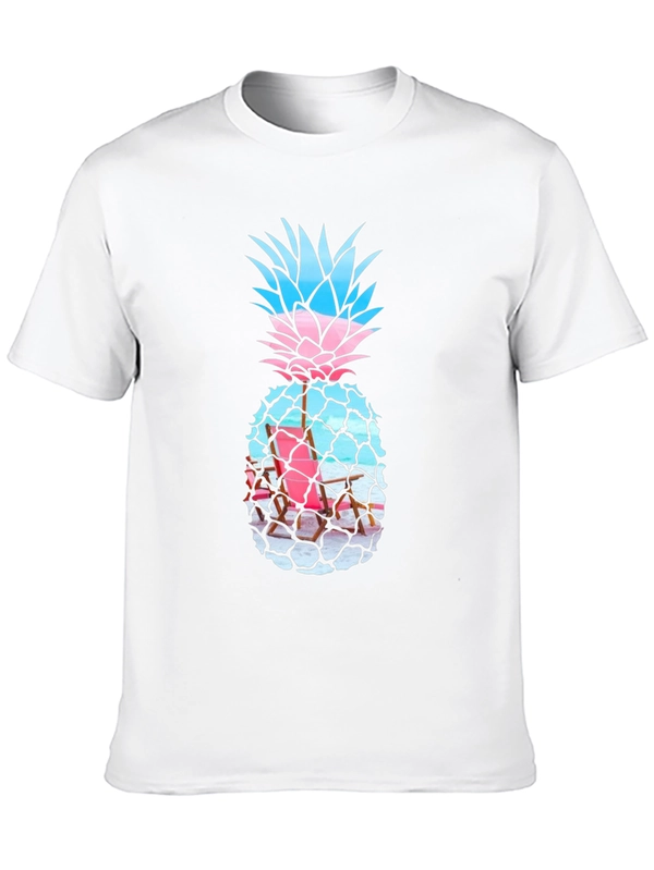 Tropical Pineapple Graphic Tee - Summer Vibes!