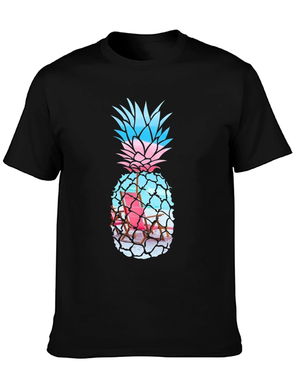 Tropical Pineapple Graphic Tee - Summer Vibes!