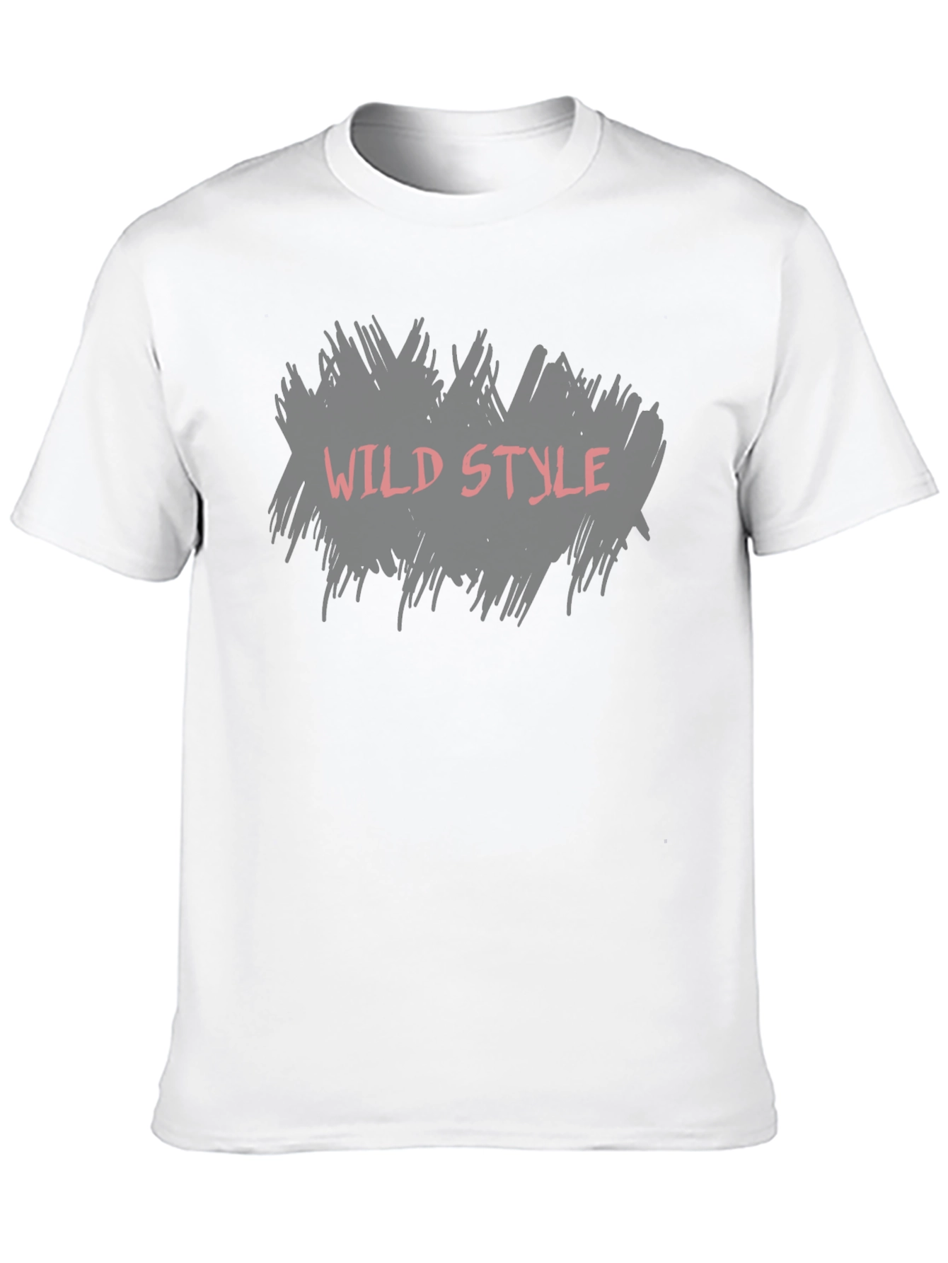 Wild Style Graphic Tee - Black Cotton T-Shirt