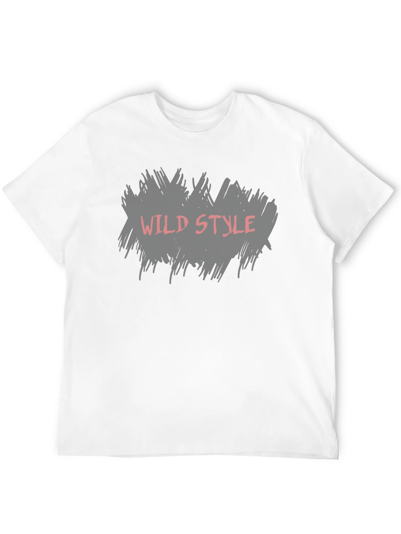 Wild Style Graphic Tee - Black Cotton T-Shirt