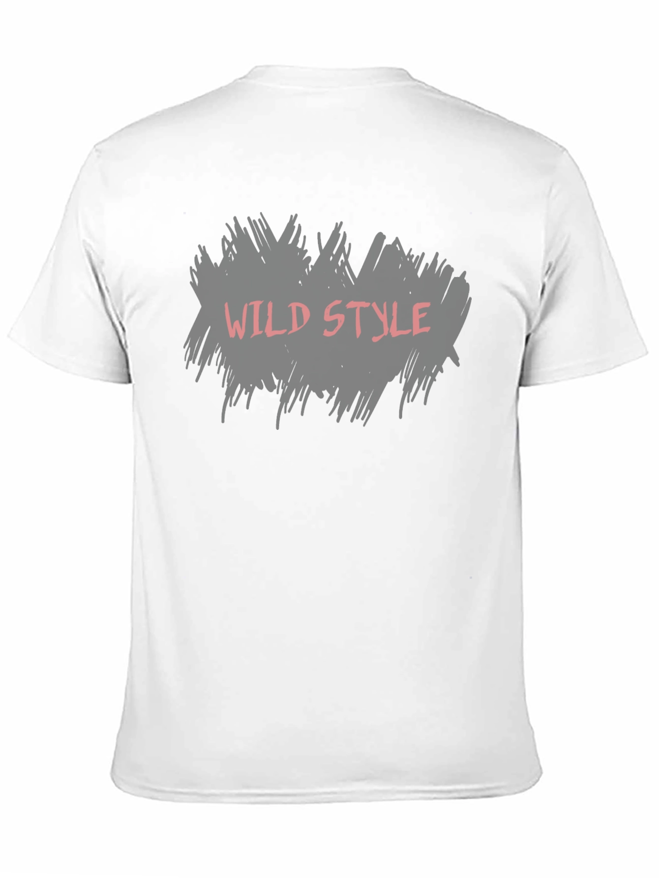 Wild Style Graphic Tee - Black Cotton T-Shirt