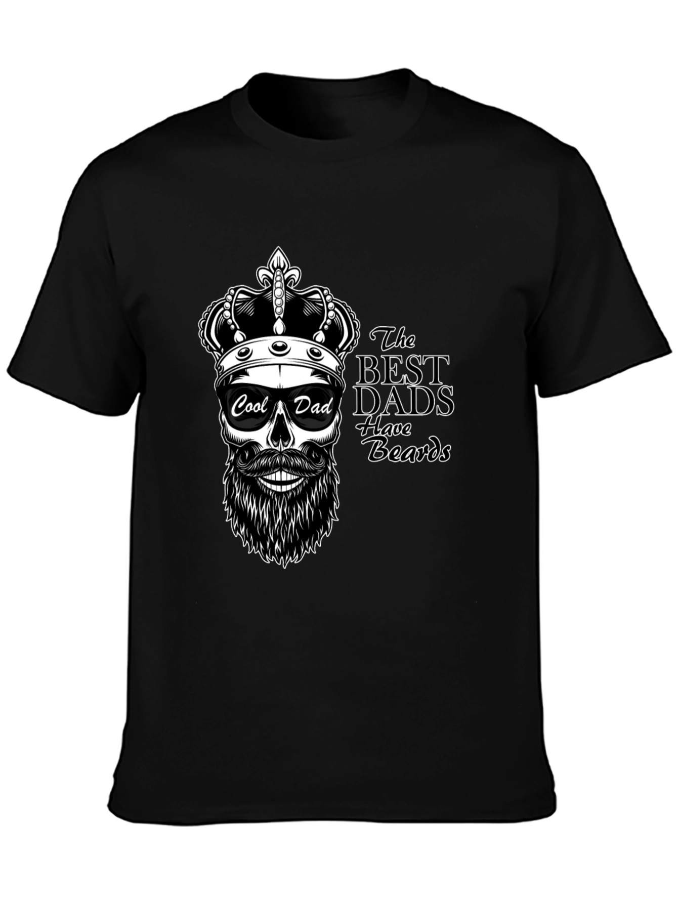 Cool Dad Skull Graphic T-Shirt
