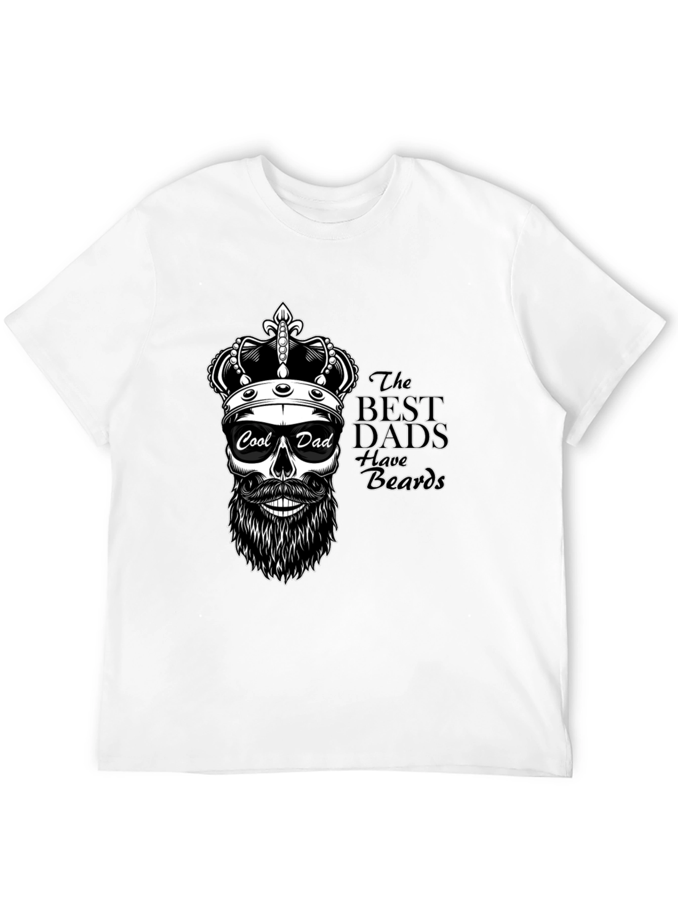 Cool Dad Skull Graphic T-Shirt