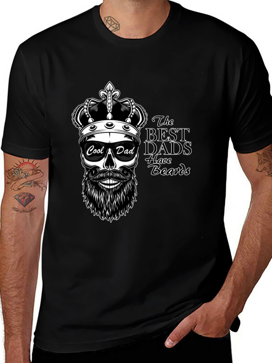 Cool Dad Skull Graphic T-Shirt