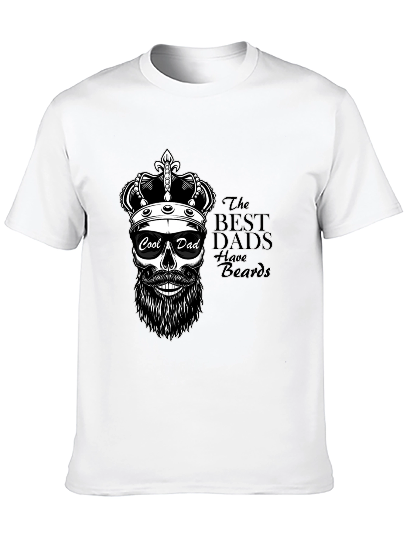 Cool Dad Skull Graphic T-Shirt