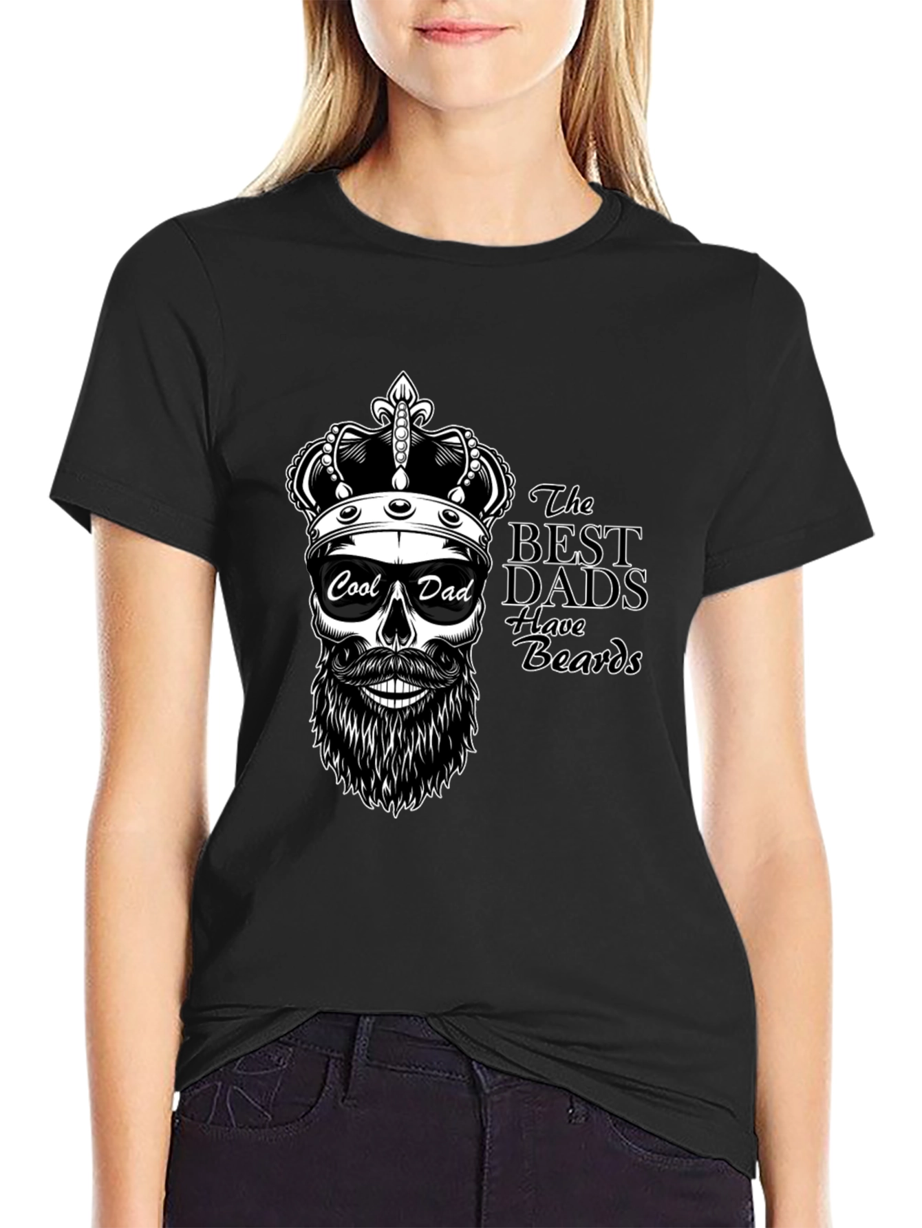Cool Dad Skull Graphic T-Shirt