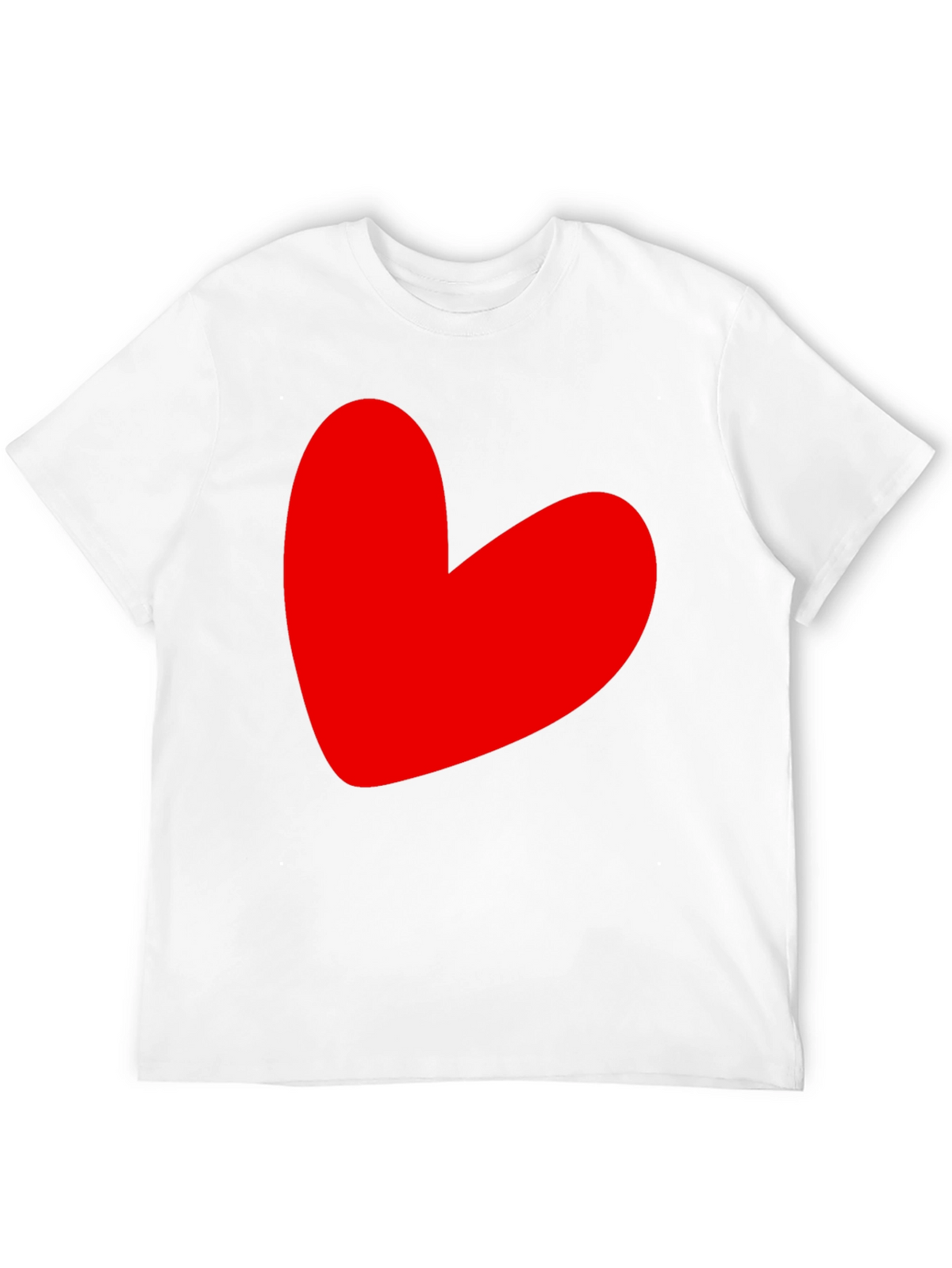 Heart Graphic T-Shirt - Love Design Black Tee