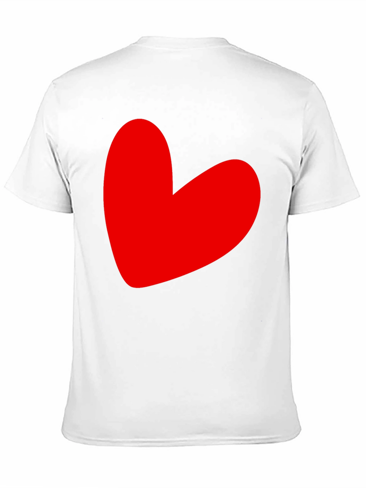 Heart Graphic T-Shirt - Love Design Black Tee