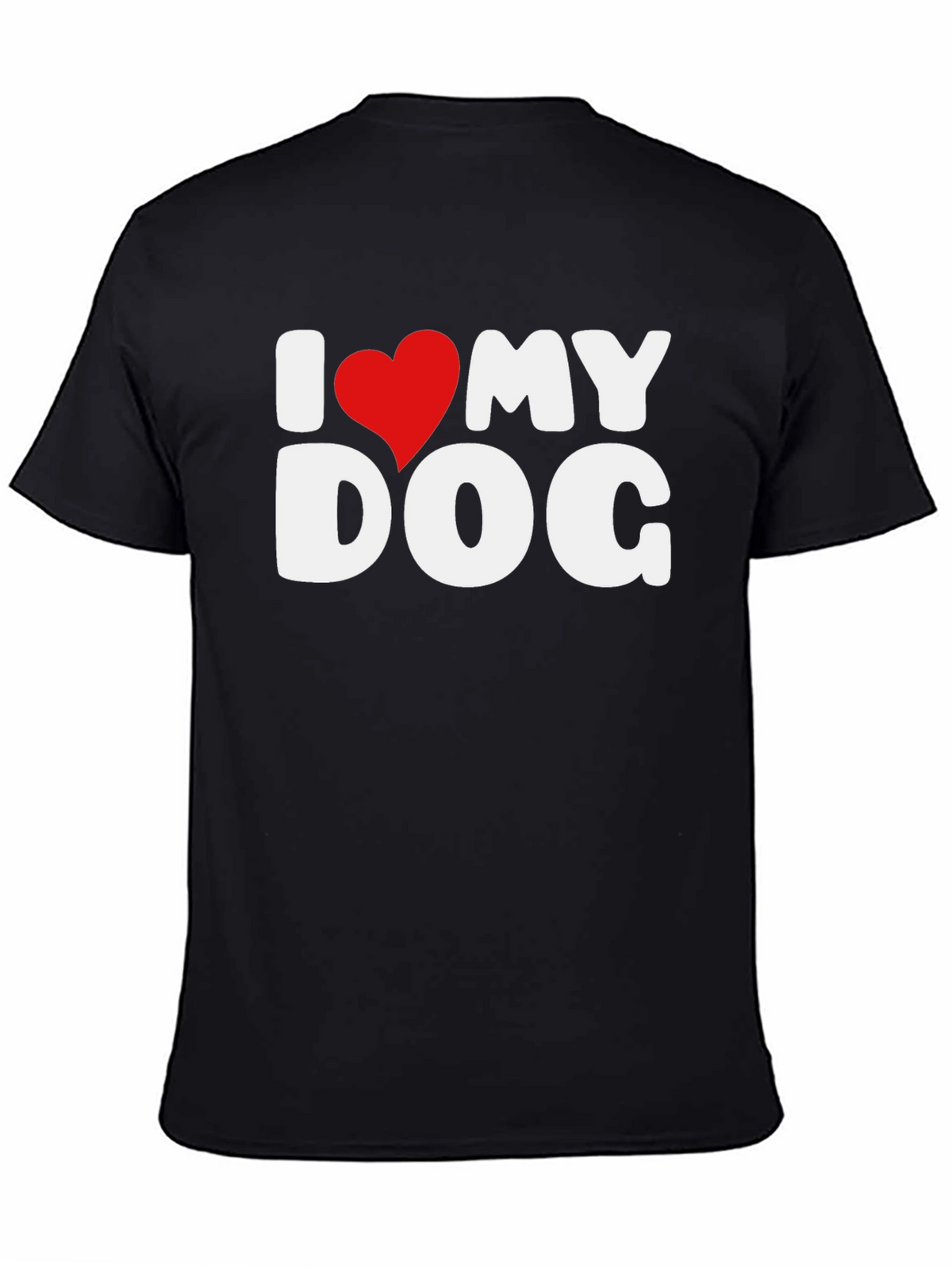 I Love My Dog T-Shirt - Heart Graphic