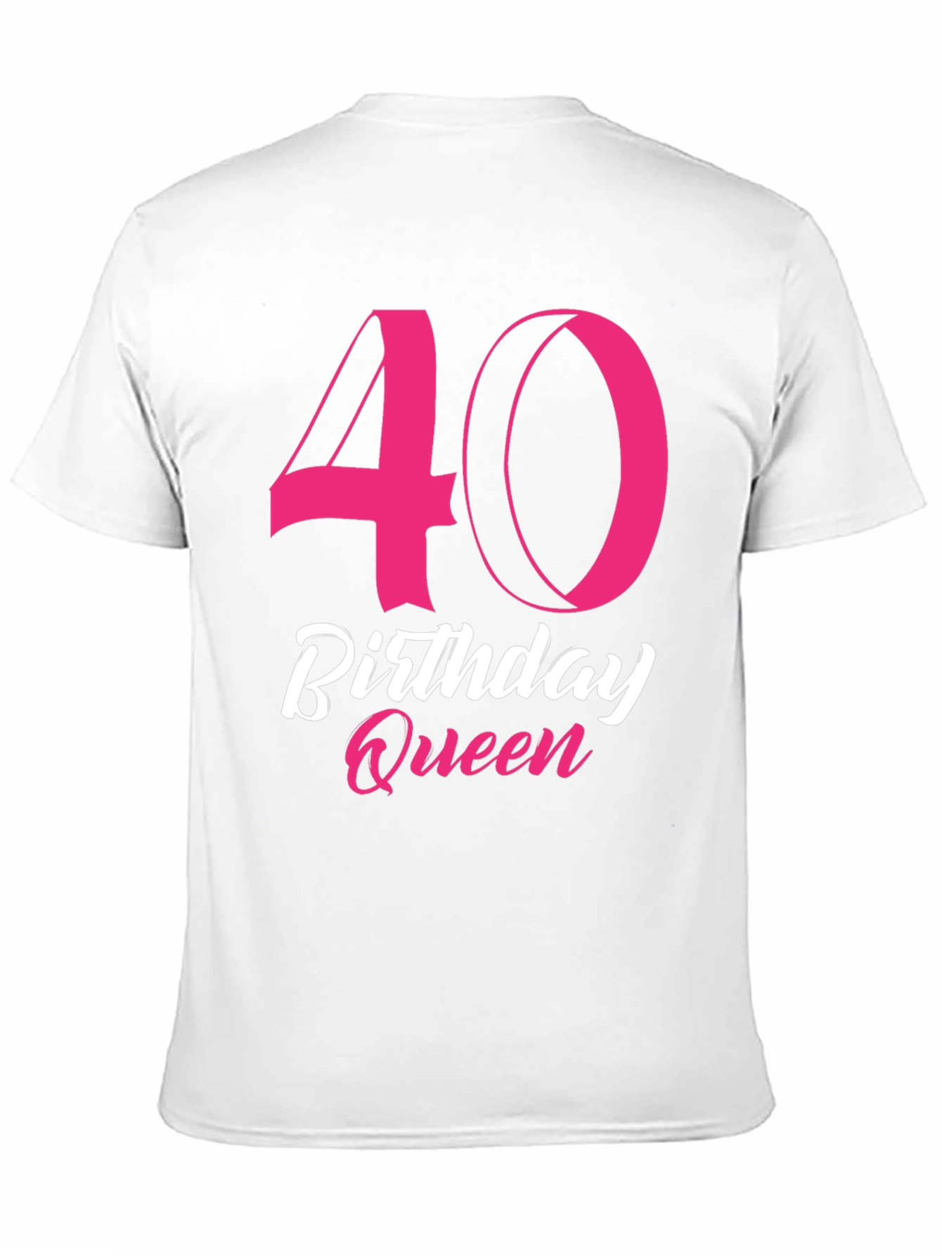 40th Birthday Queen Black T-Shirt