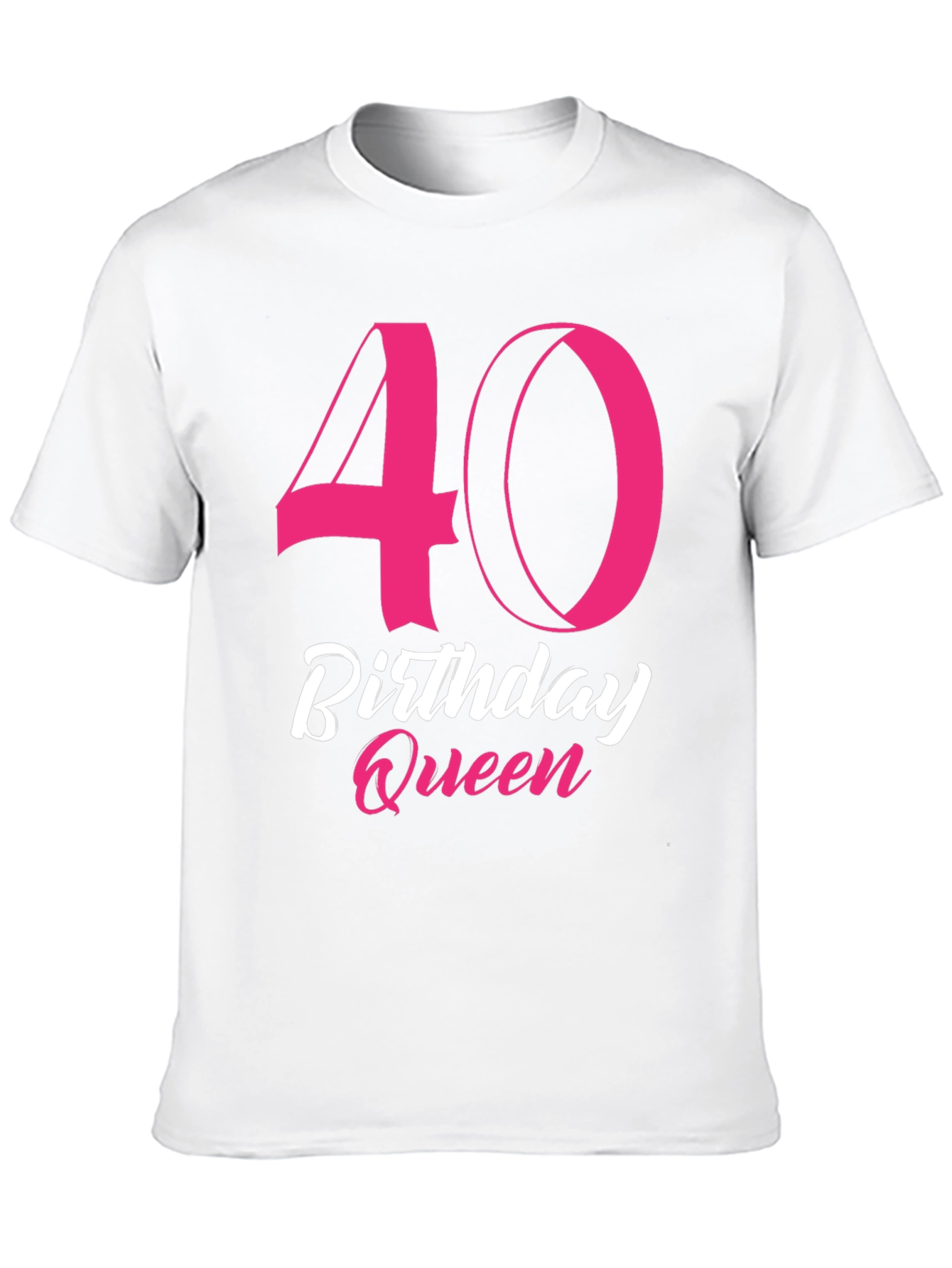 40th Birthday Queen Black T-Shirt