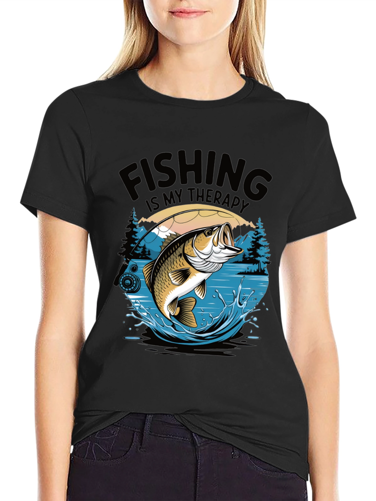 Fishing is My Therapy T-Shirt
