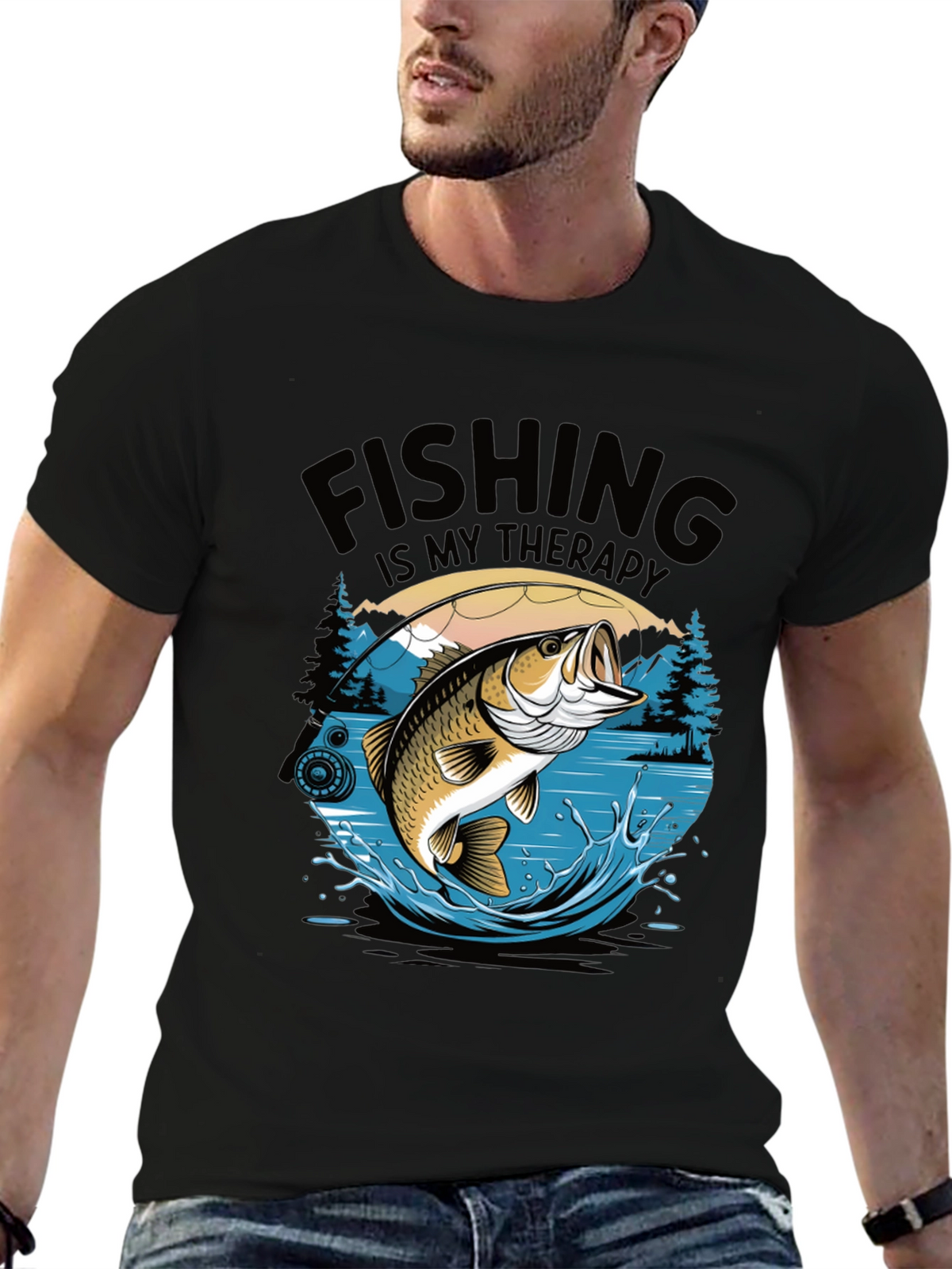 Fishing is My Therapy T-Shirt