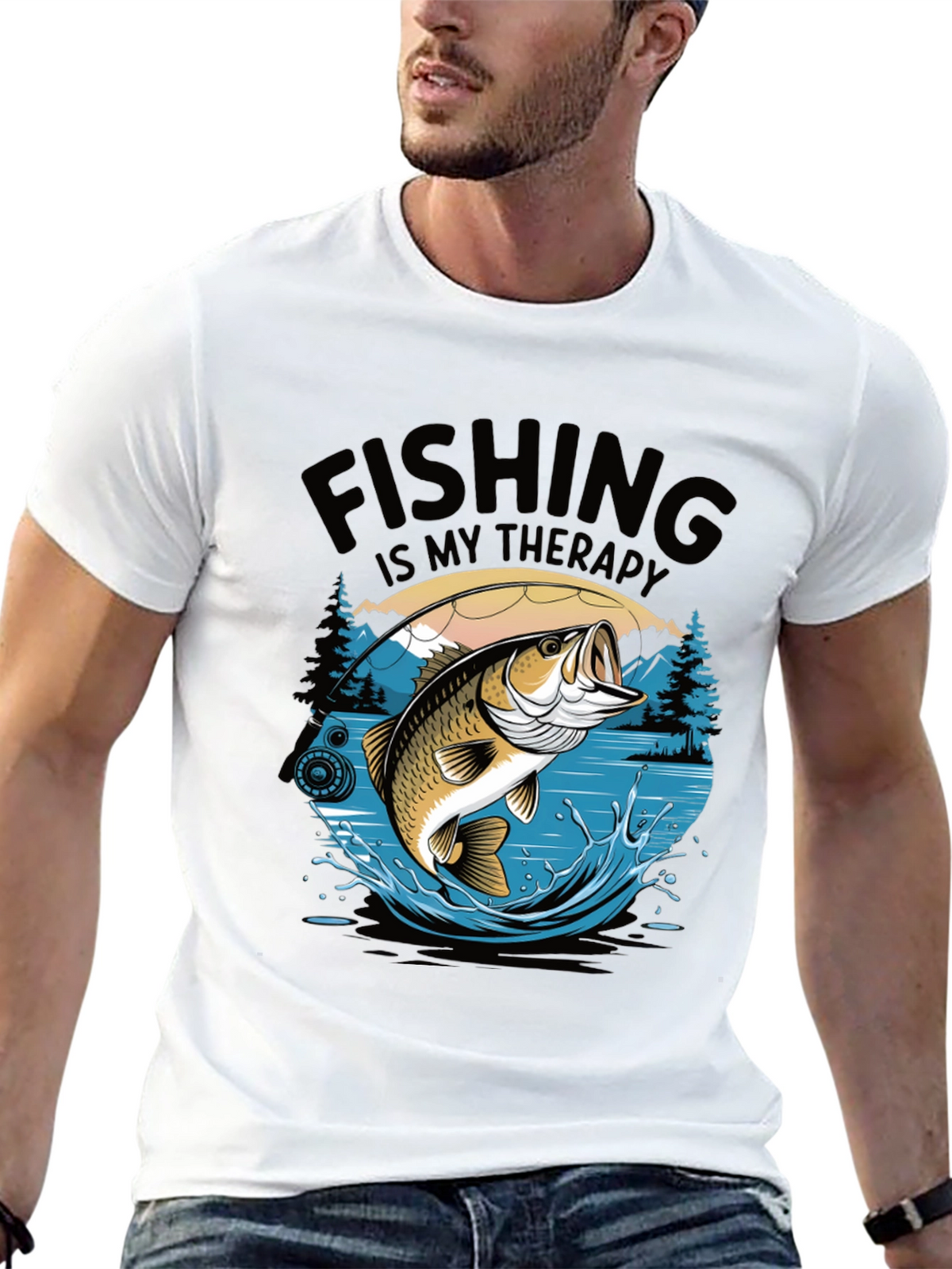 Fishing is My Therapy T-Shirt