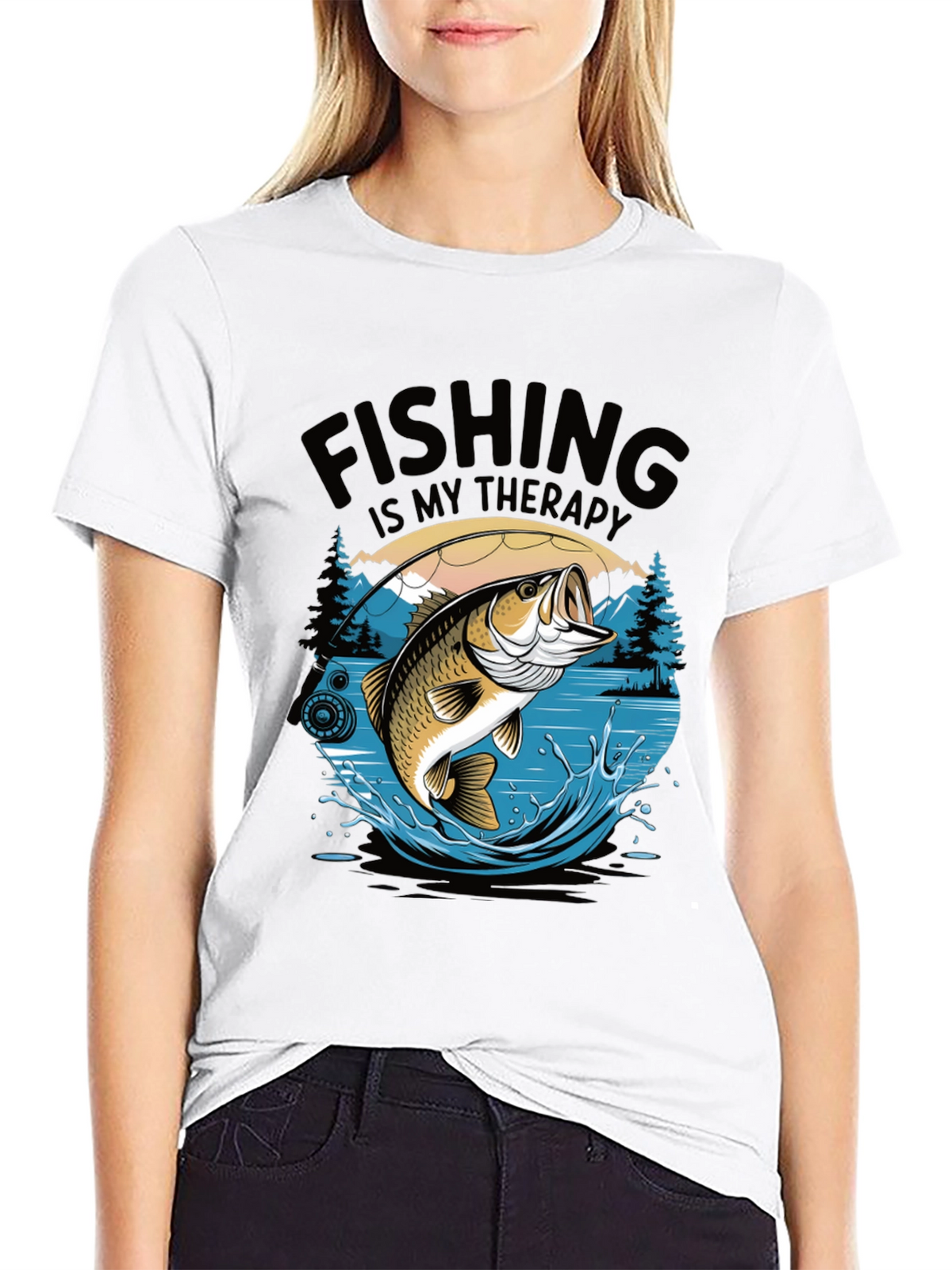 Fishing is My Therapy T-Shirt